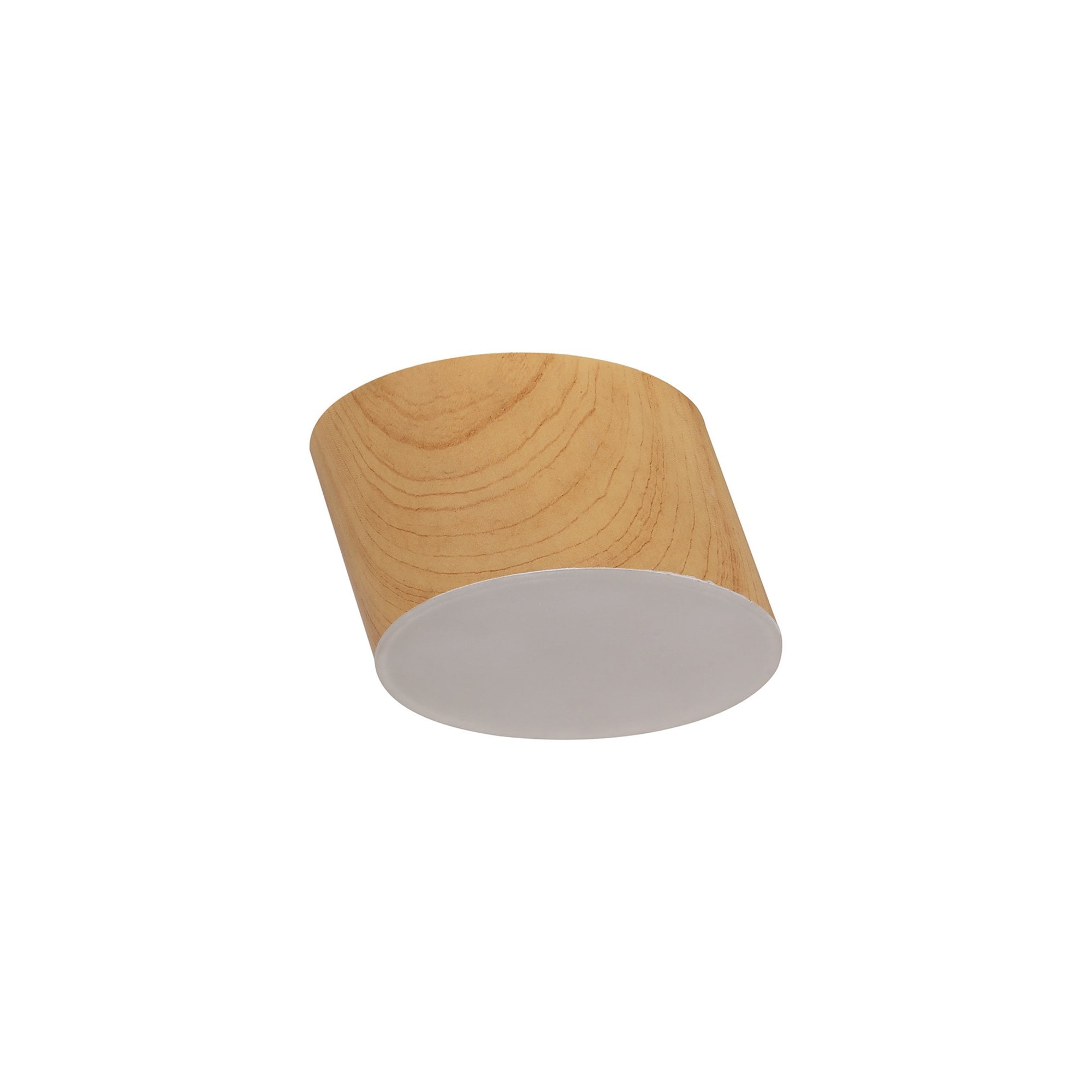 Fabula Priory Round LED Spotlight - Pine Wood
