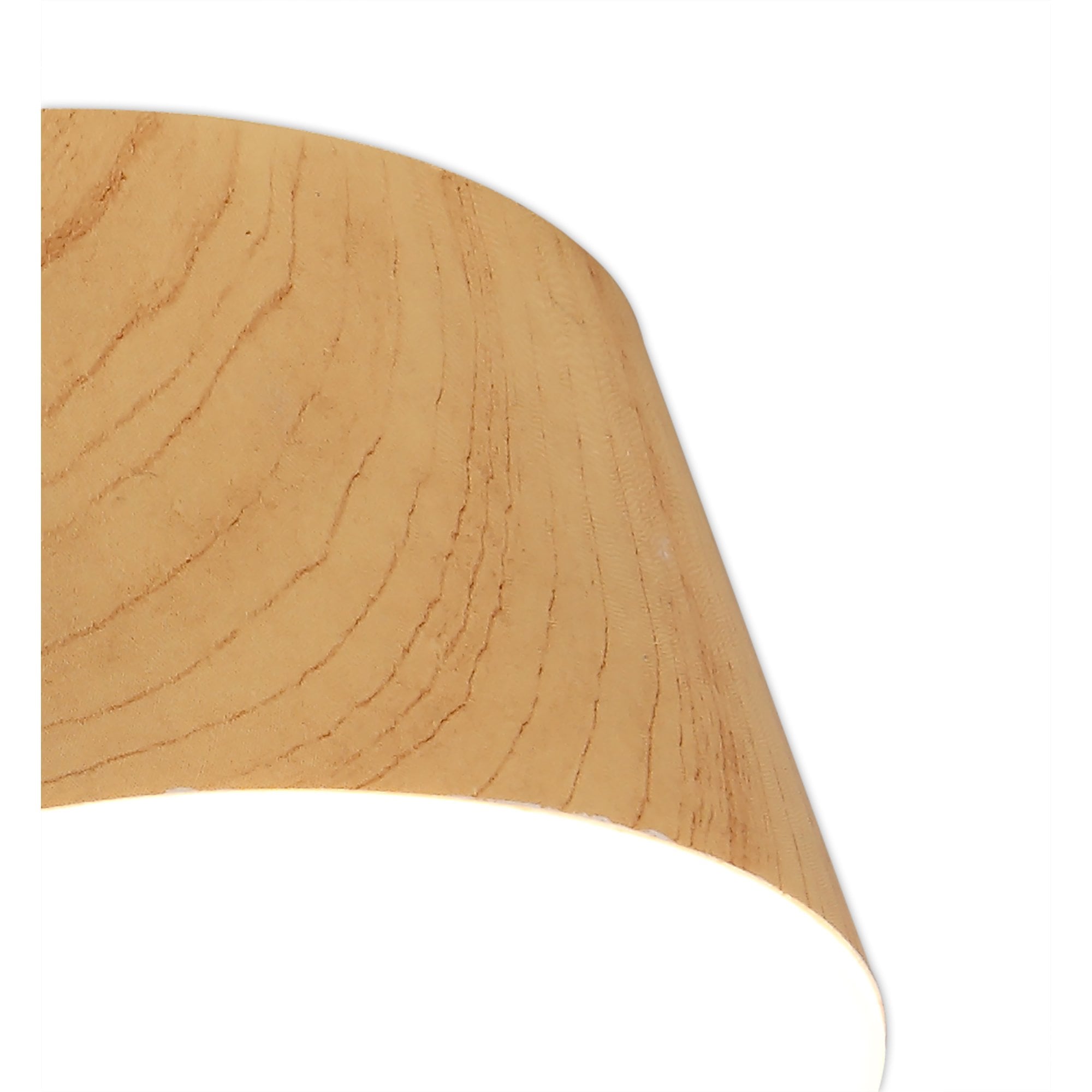 Fabula Priory Round LED Spotlight - Pine Wood