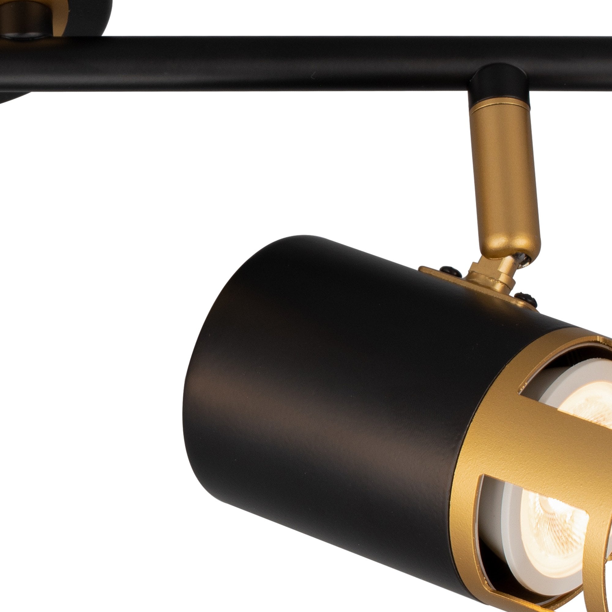 Fabula Amesbury 2 Light Linear Bar Spotlight - Black & Painted Gold