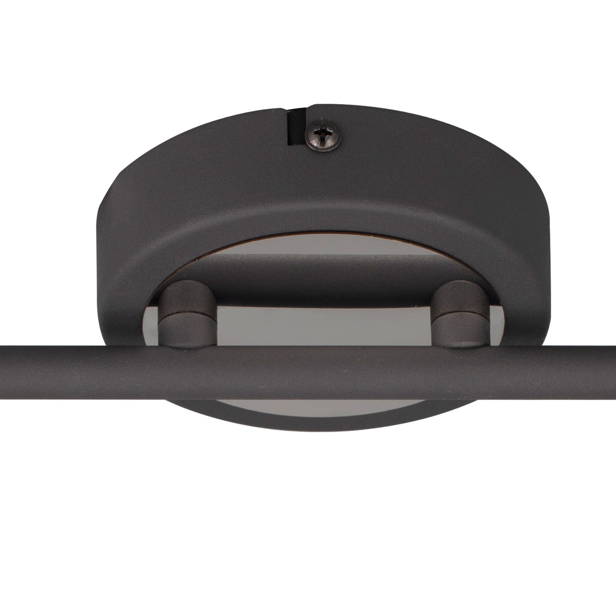 Fabula Amesbury 2 Light Linear Bar Spotlight - Graphite & Polished Chrome