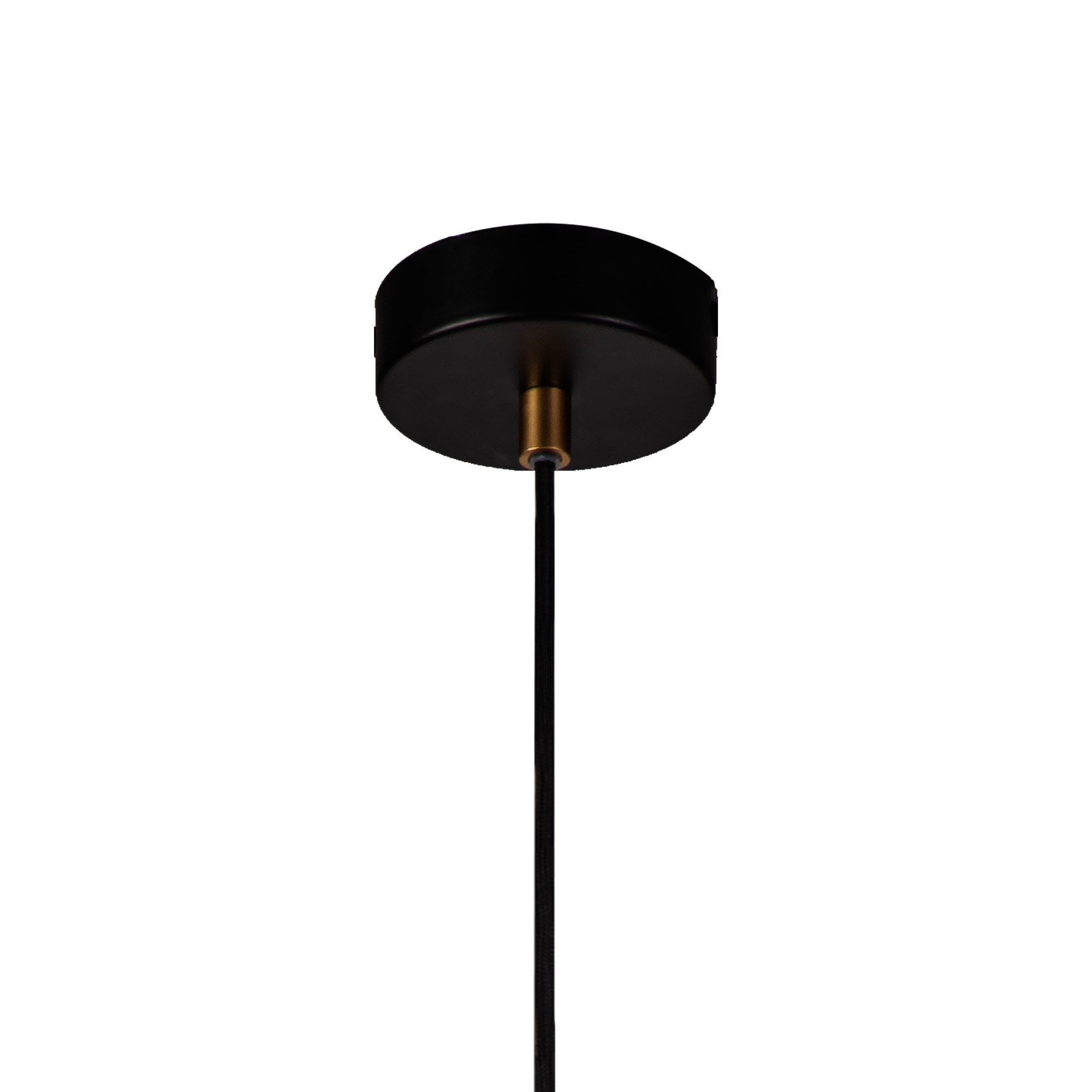 Fabula Amesbury Single Pendant - Black & Painted Gold
