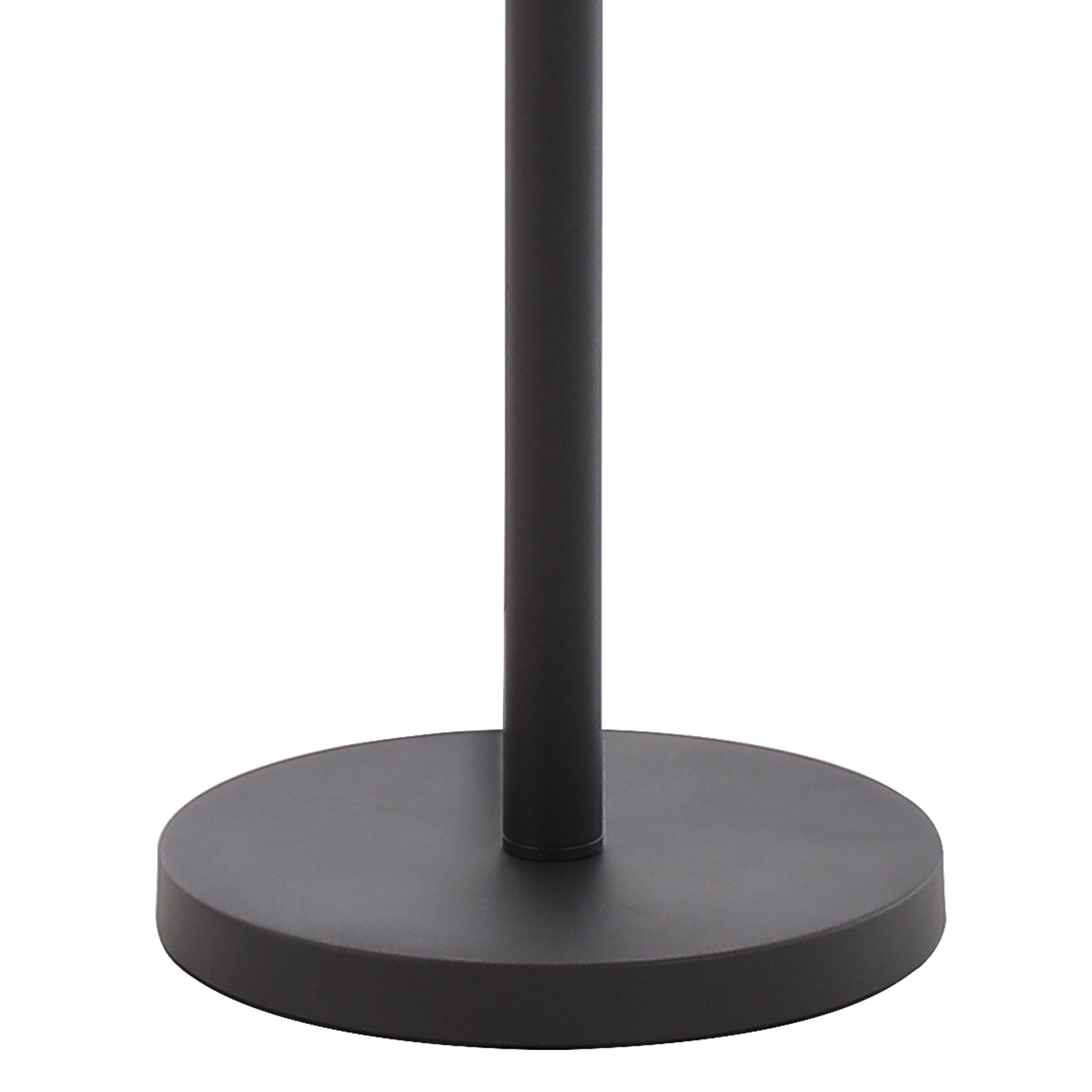 Fabula Appleby 8 Light Floor Lamp - Graphite, Satin Nickel & Smoke Glass
