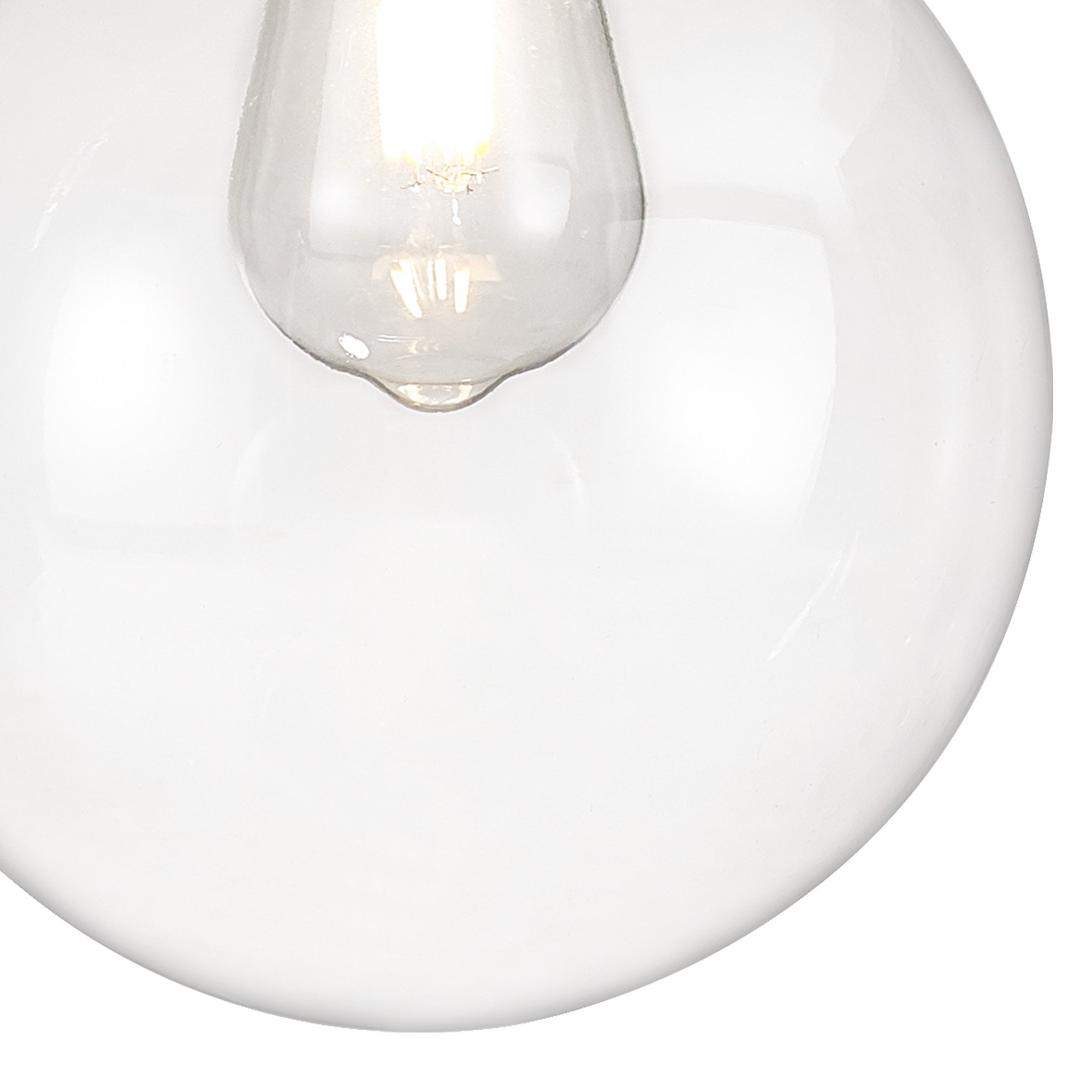 Fabula Avondale 20cm Single Pendant - Titanium Silver & Polished Chrome - IP65