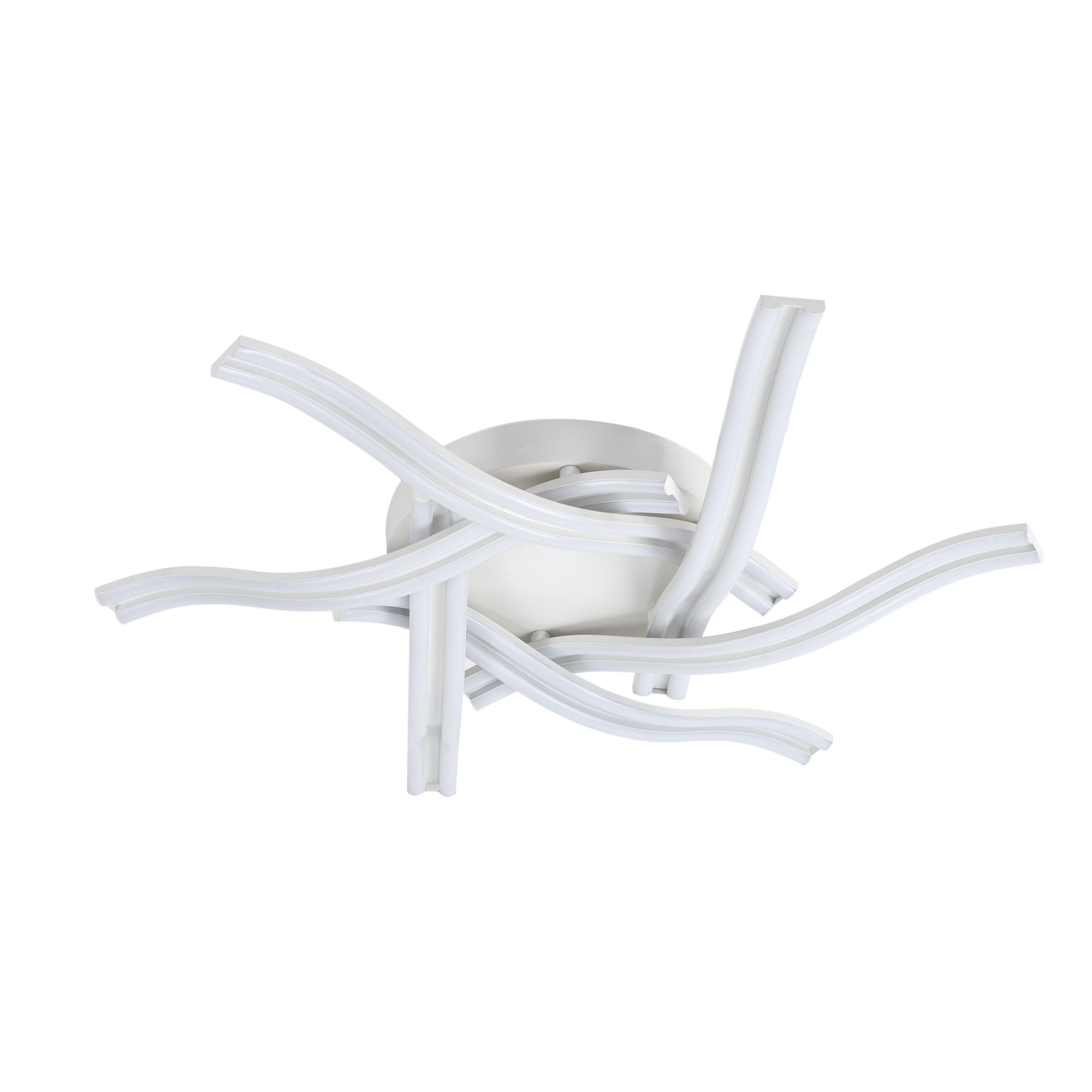 Fabula Barncroft 6 Light Dimmable LED Flush Light - White