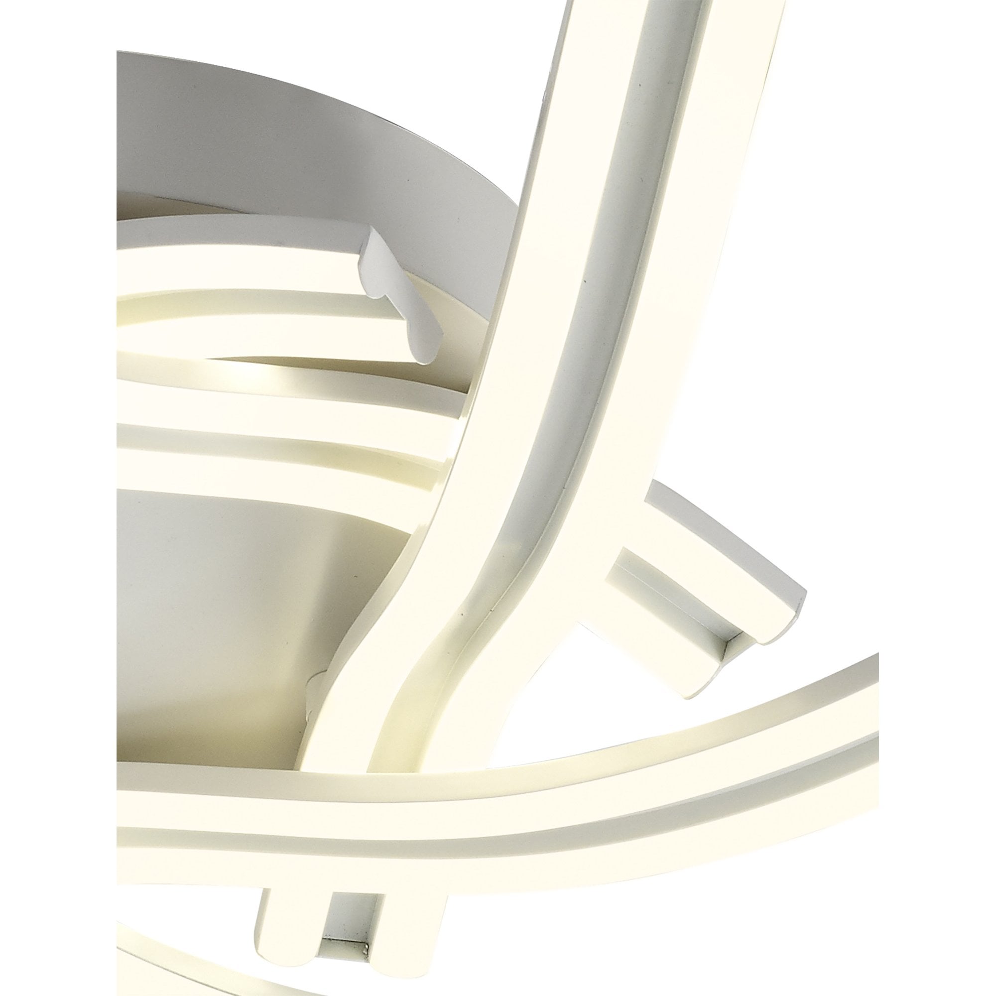 Fabula Barncroft 6 Light Dimmable LED Flush Light - White