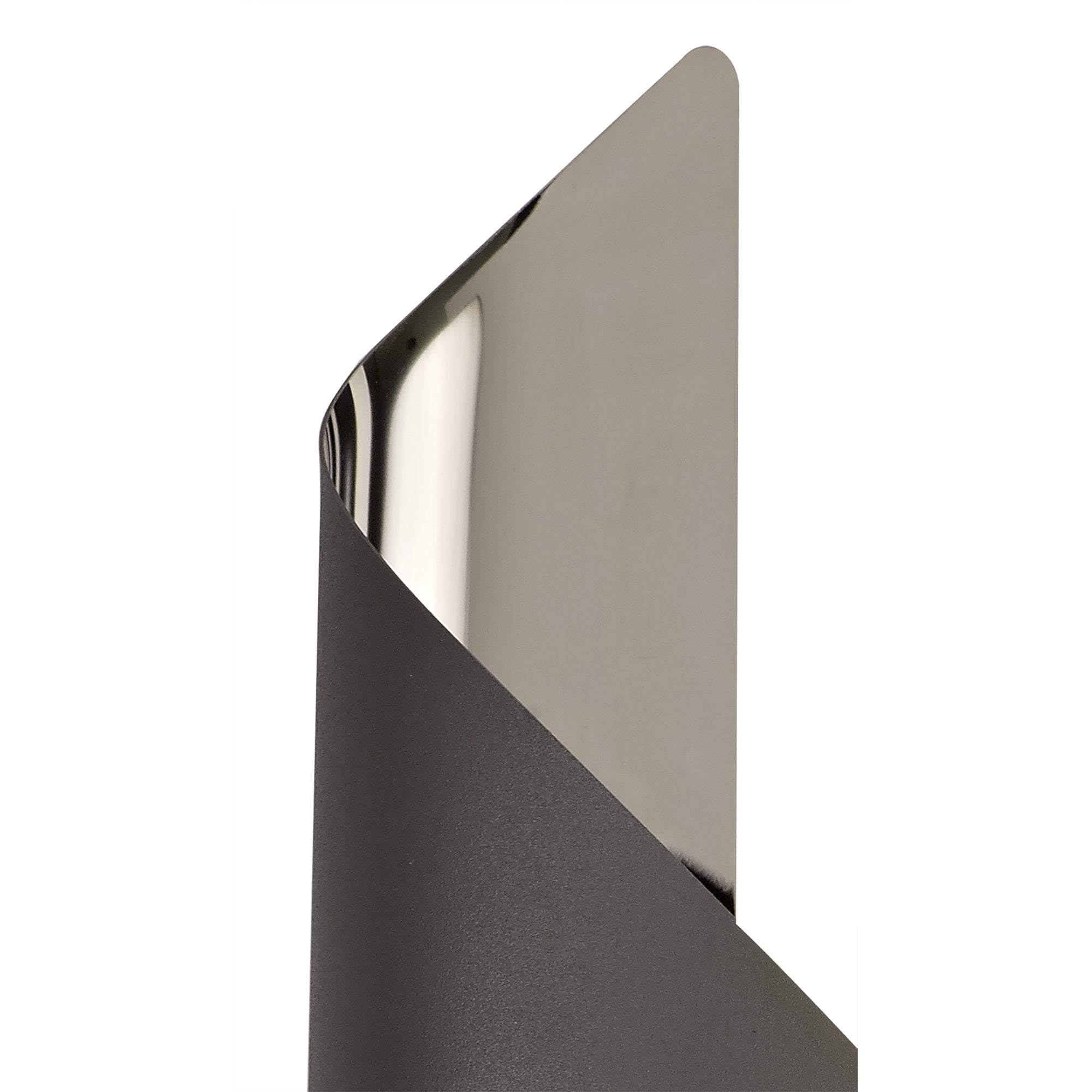 Fabula Barrington Large LED Wall Lamp - Anthracite & Polished Chrome