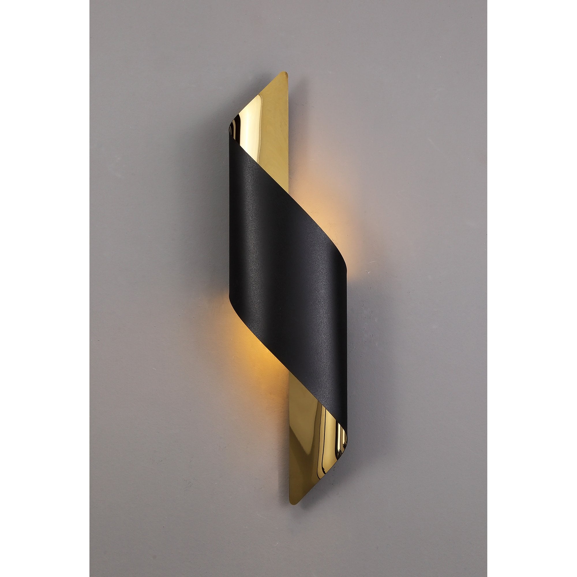 Fabula Barrington Large LED Wall Lamp - Sand Black & Gold