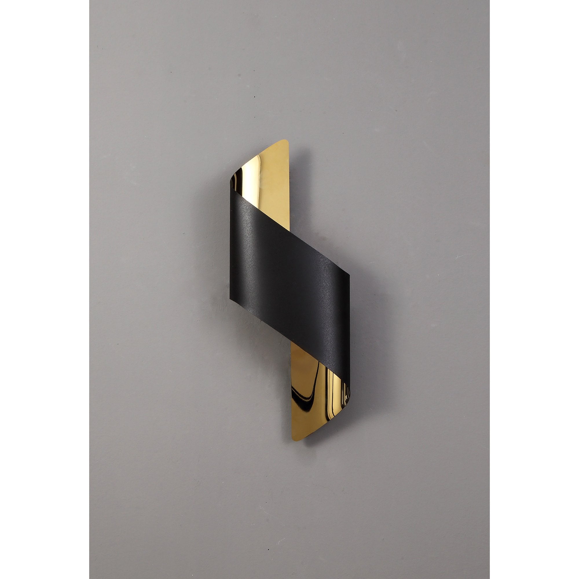 Fabula Barrington Small LED Wall Lamp - Sand Black & Gold