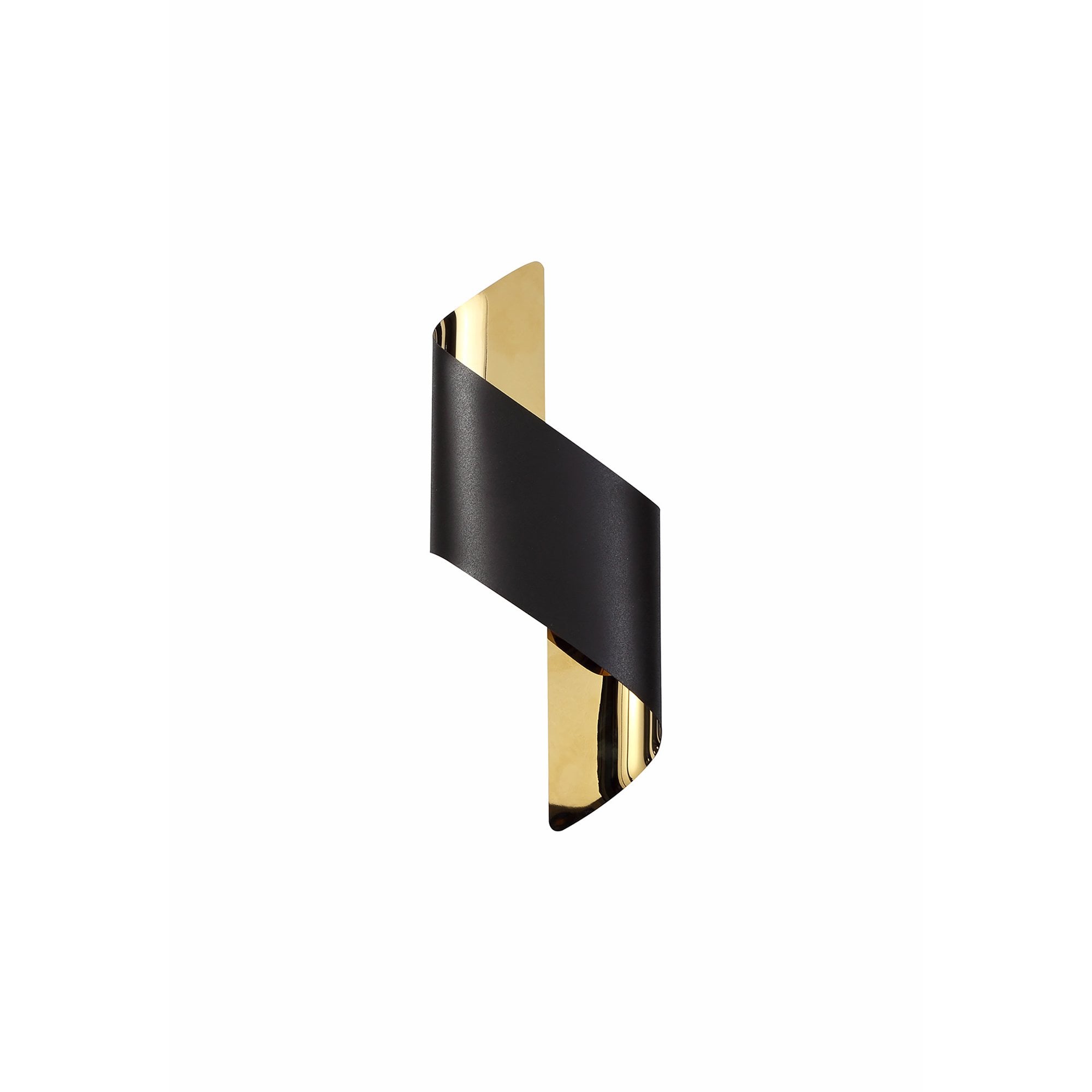 Fabula Barrington Small LED Wall Lamp - Sand Black & Gold