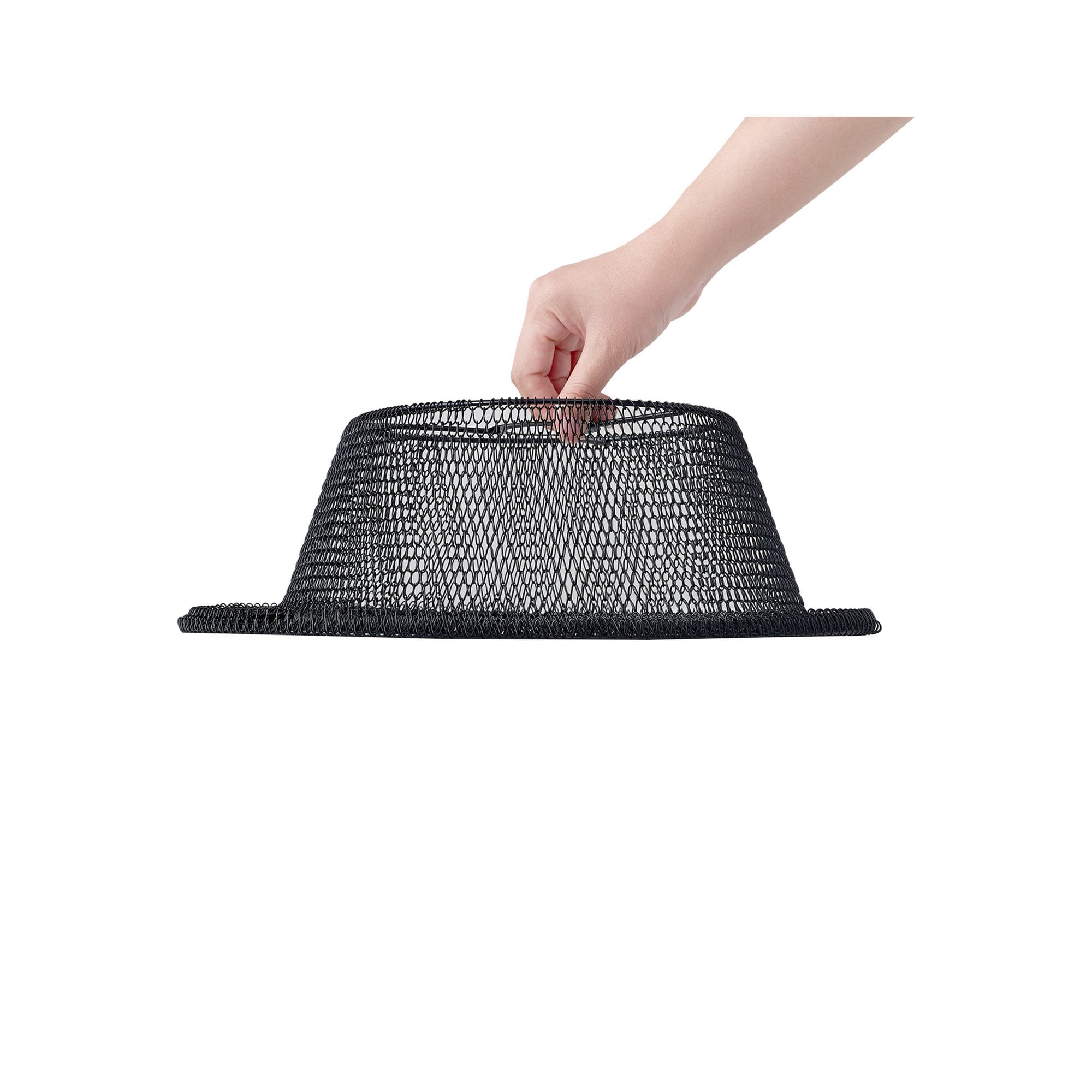 Fabula Belle Vue 40cm Adjustable & Flexible Shade - Matt Black - Shade Only