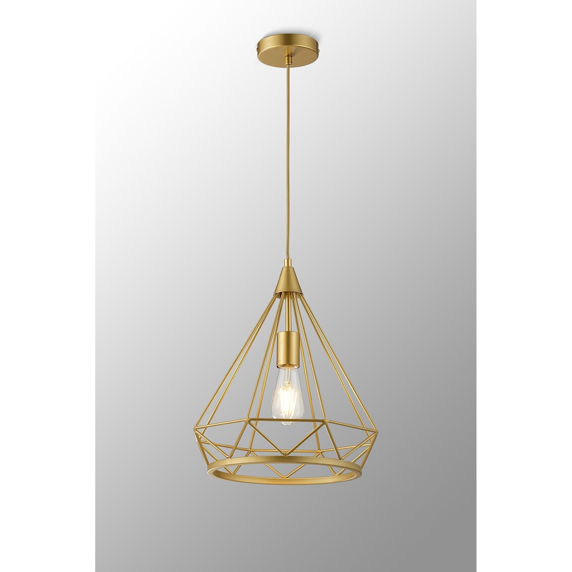 Fabula Beverley Large Diamond Pendant - Gold