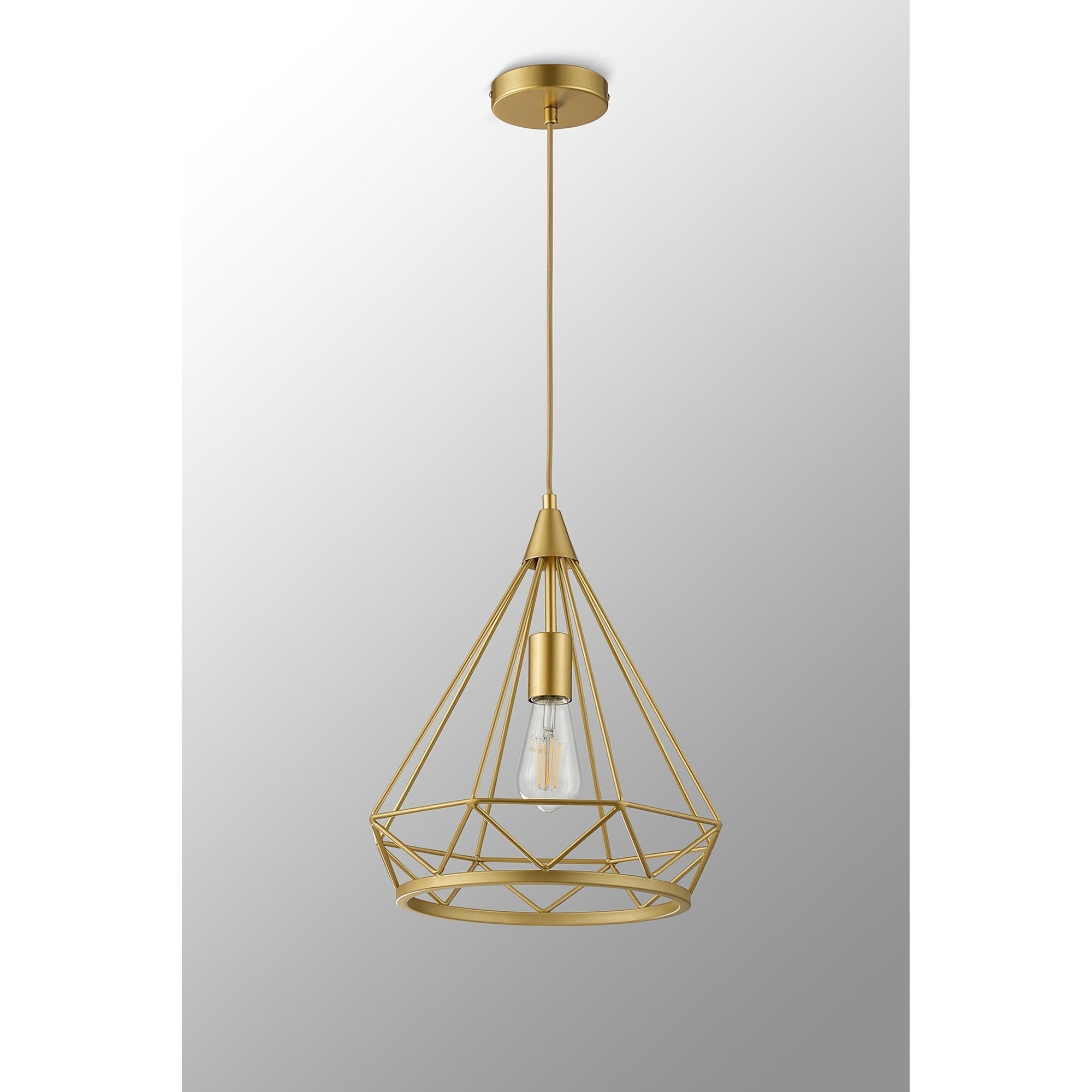 Fabula Beverley Large Diamond Pendant - Gold