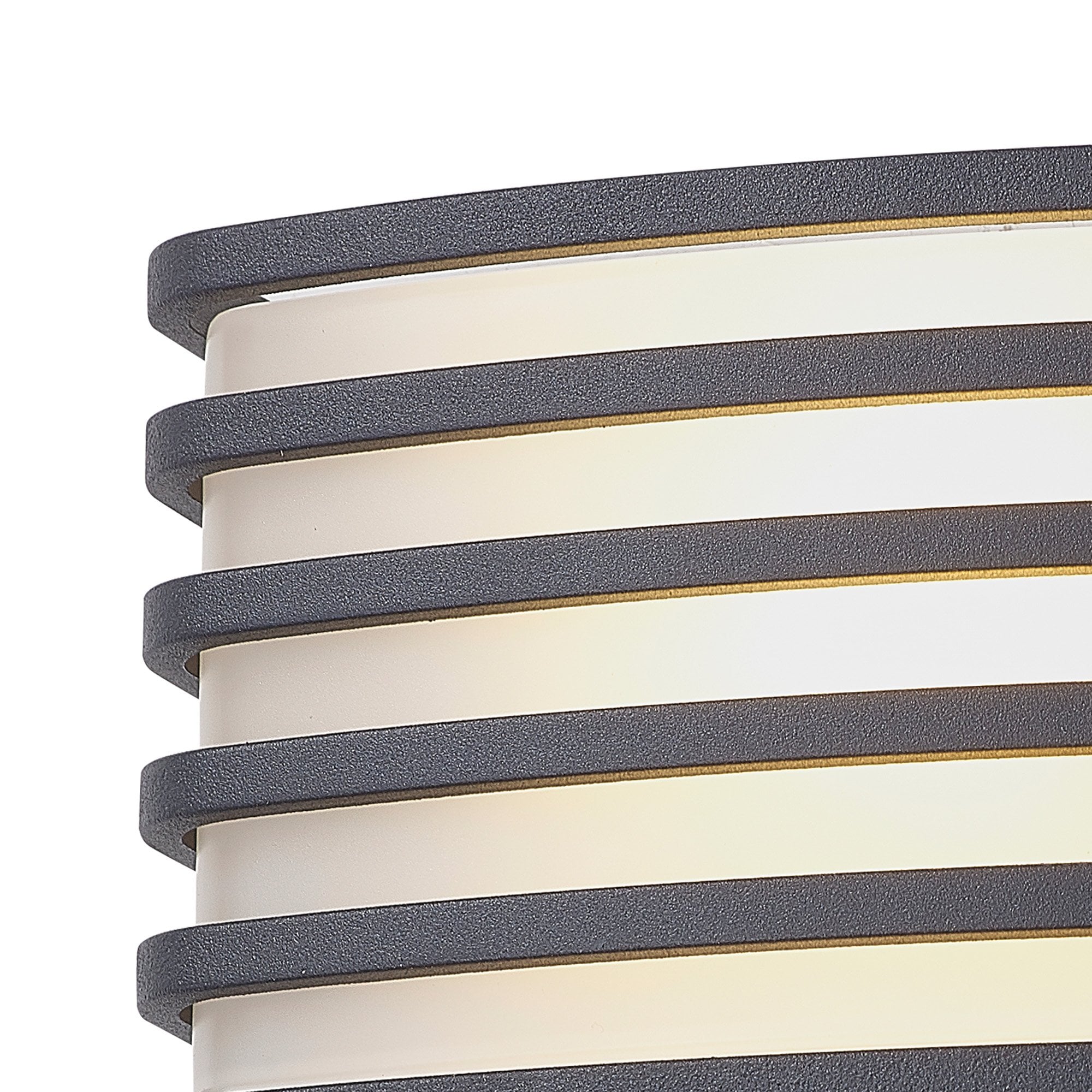 Fabula Blandford Wall Lamp - Anthracite & Opal PC Shade