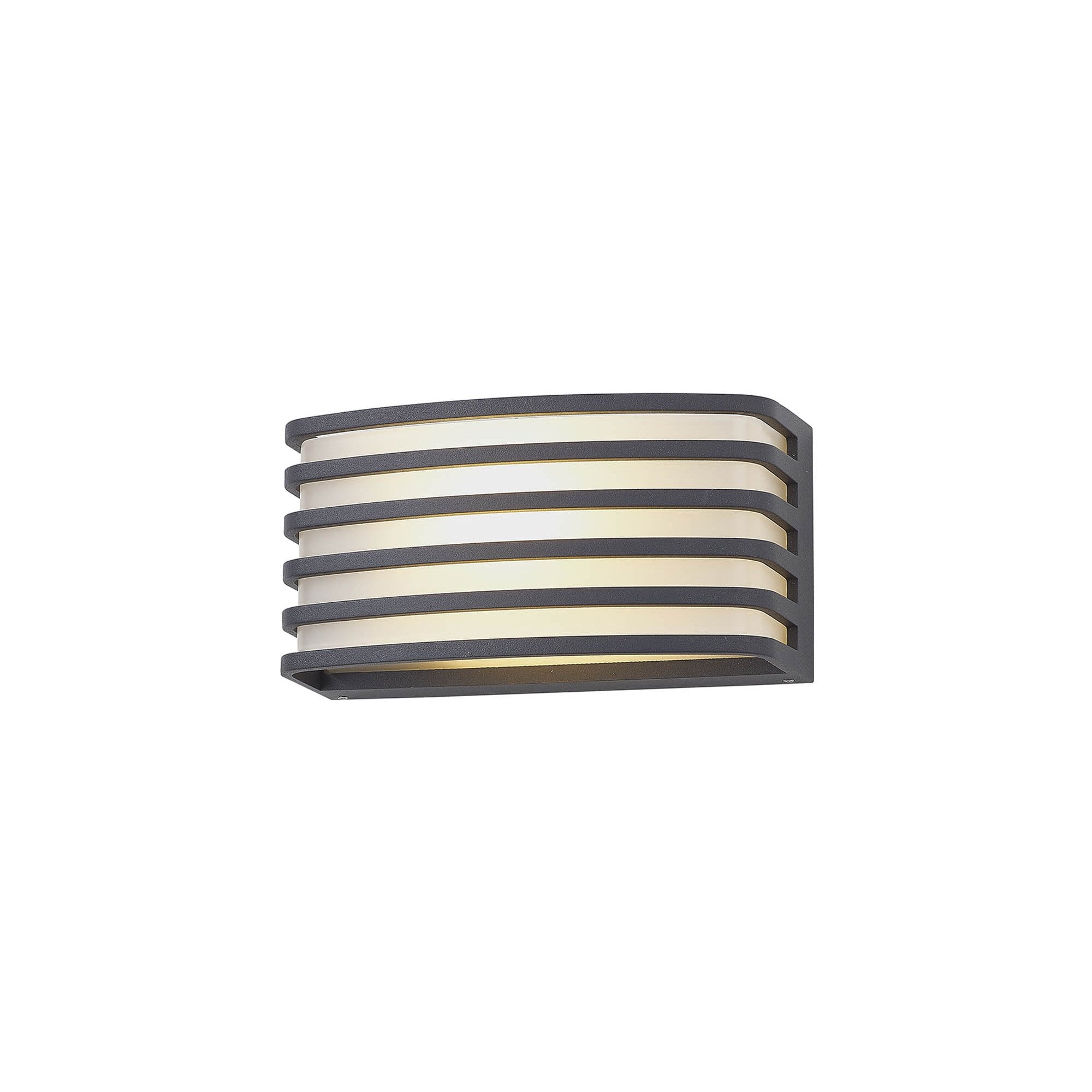 Fabula Blandford Wall Lamp - Anthracite & Opal PC Shade