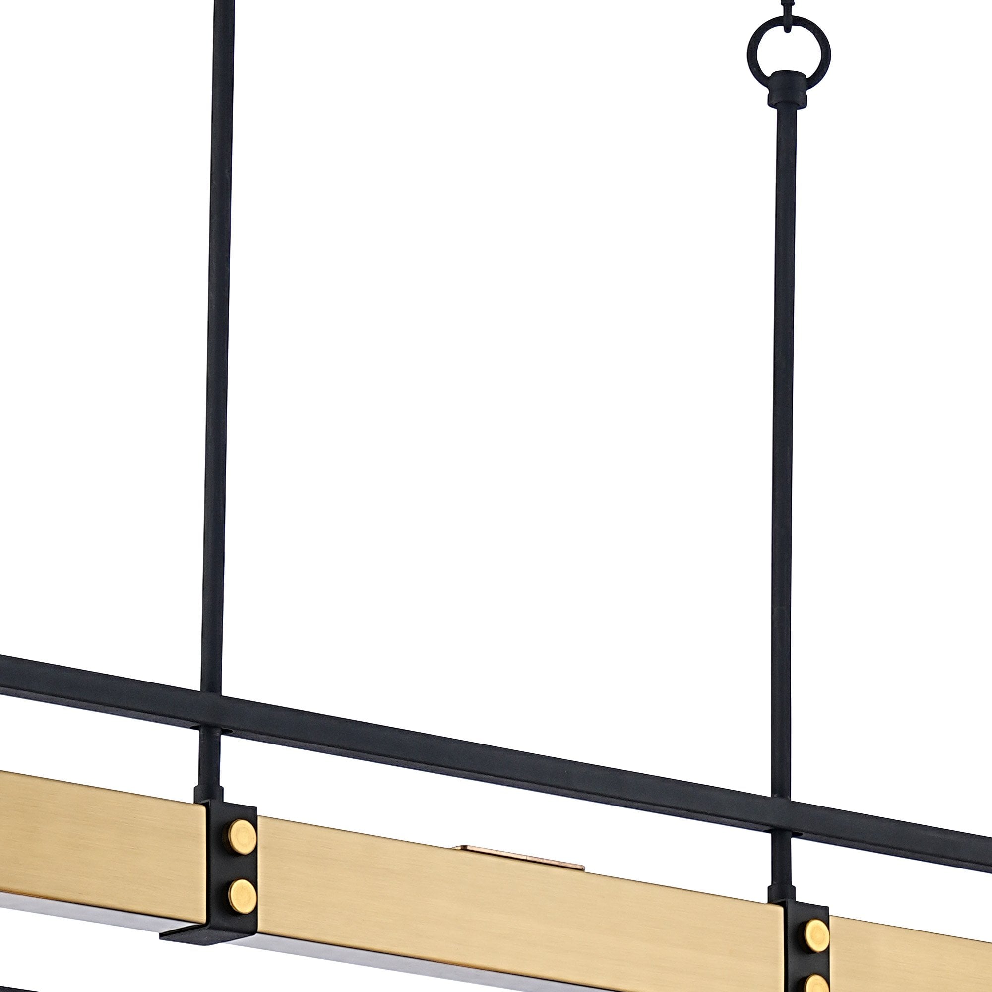 Fabula Boardman Pendant - Satin Black & Satin Brass