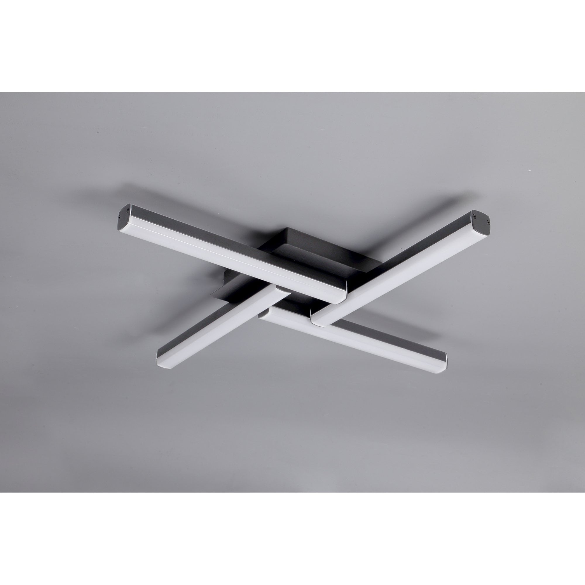 Fabula Bradwell 4 Light LED Flush Light - Sand Black - IP44