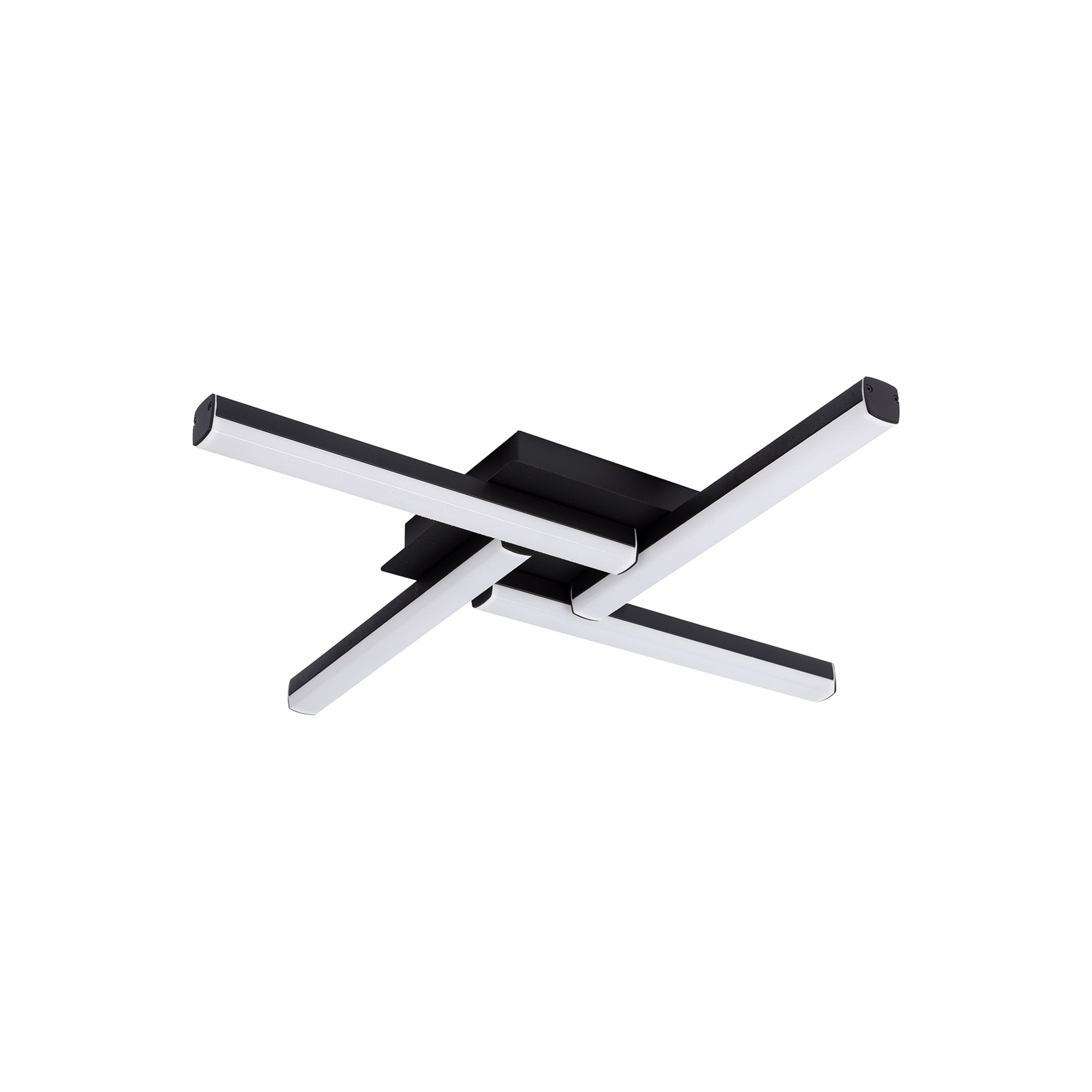 Fabula Bradwell 4 Light LED Flush Light - Sand Black - IP44