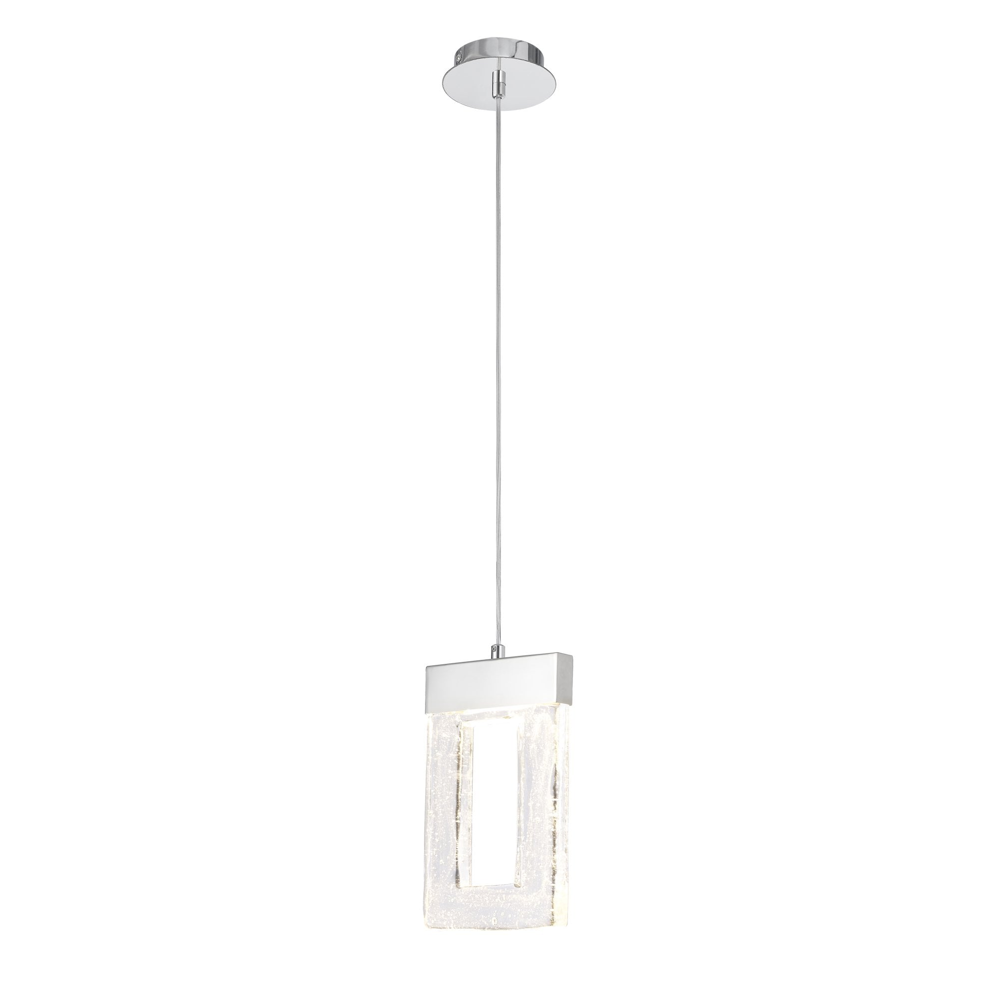 Fabula Brookfield Single LED Pendant - Polished Chrome