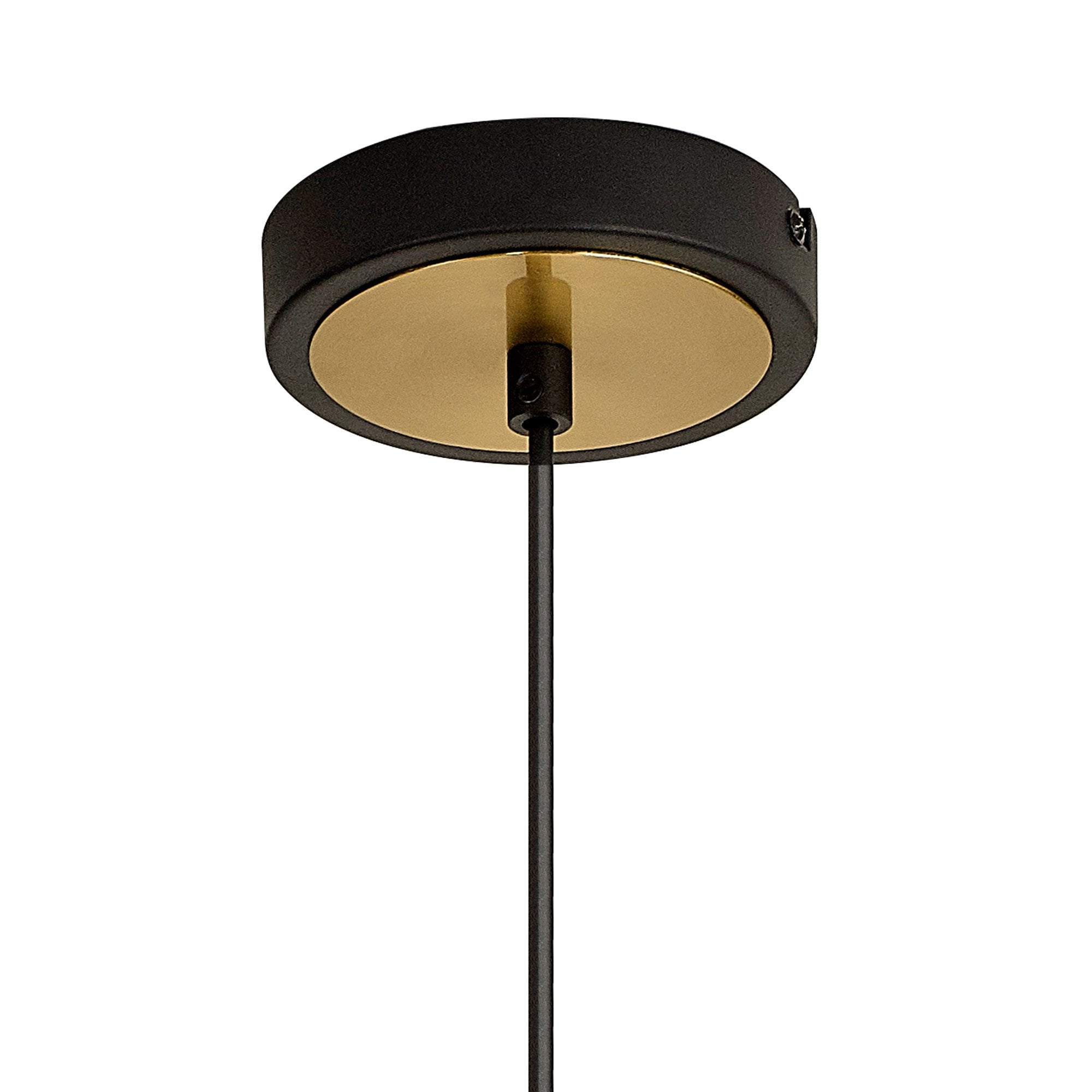 Fabula Buxton 32cm Pendant - Black & Gold