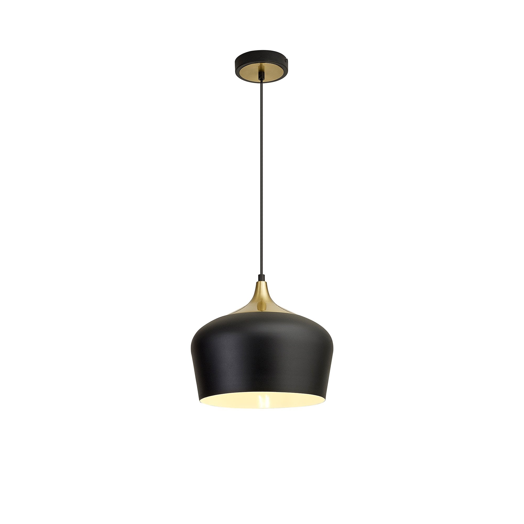 Fabula Buxton 32cm Pendant - Black & Gold