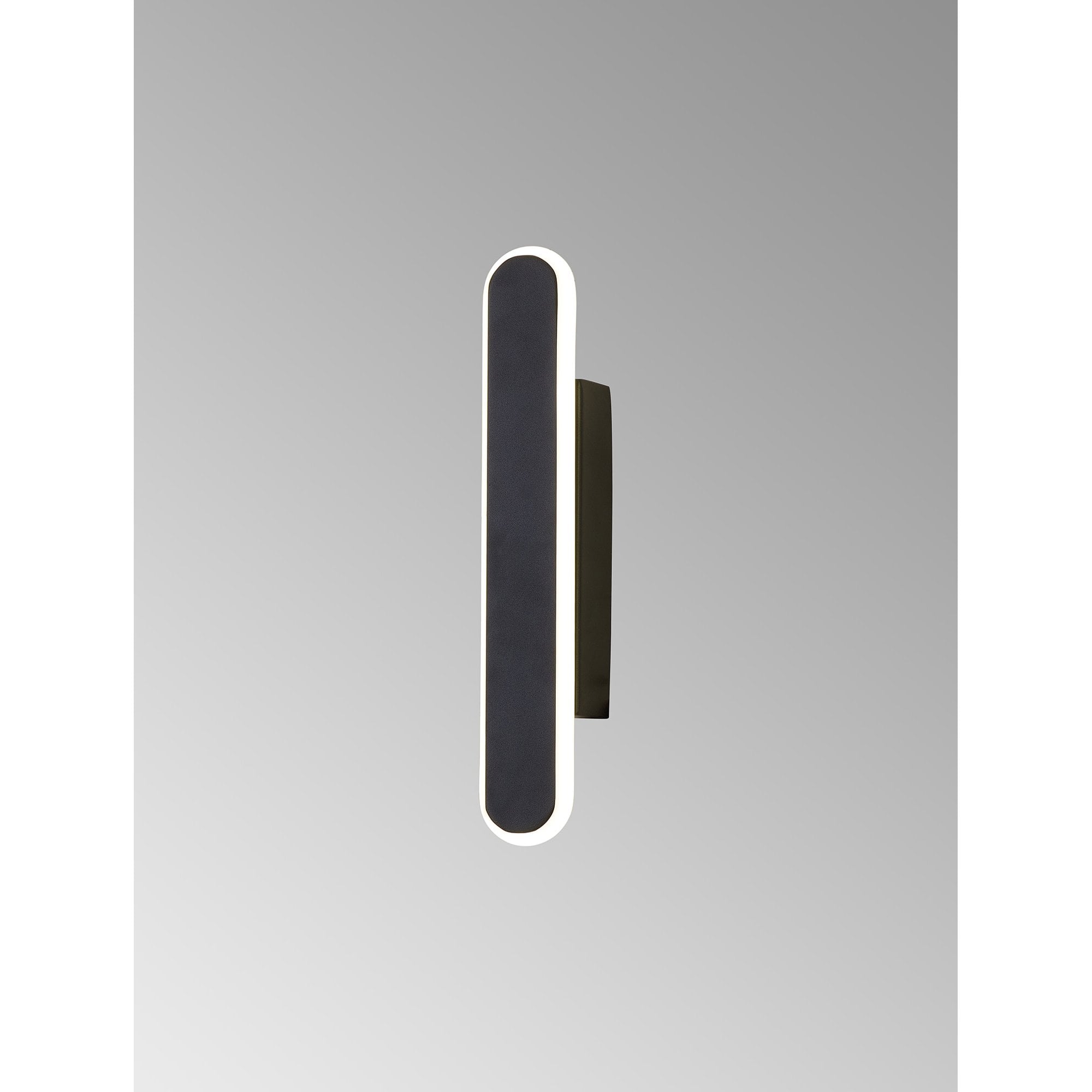 Fabula Chandler 300mm LED Wall Lamp - Satin Black