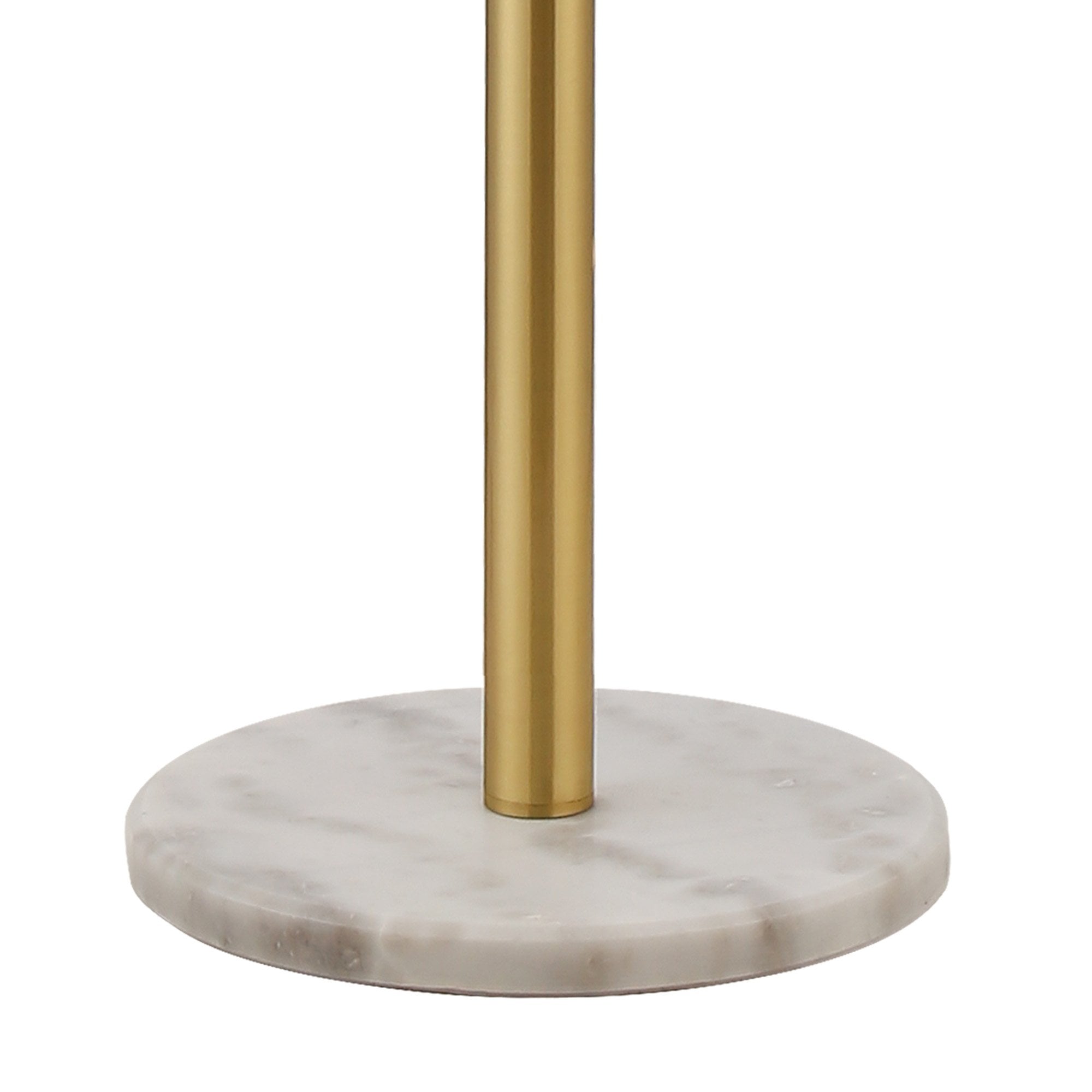 Fabula Deacon 11 Light Floor Lamp - Satin Gold & Opal Glass