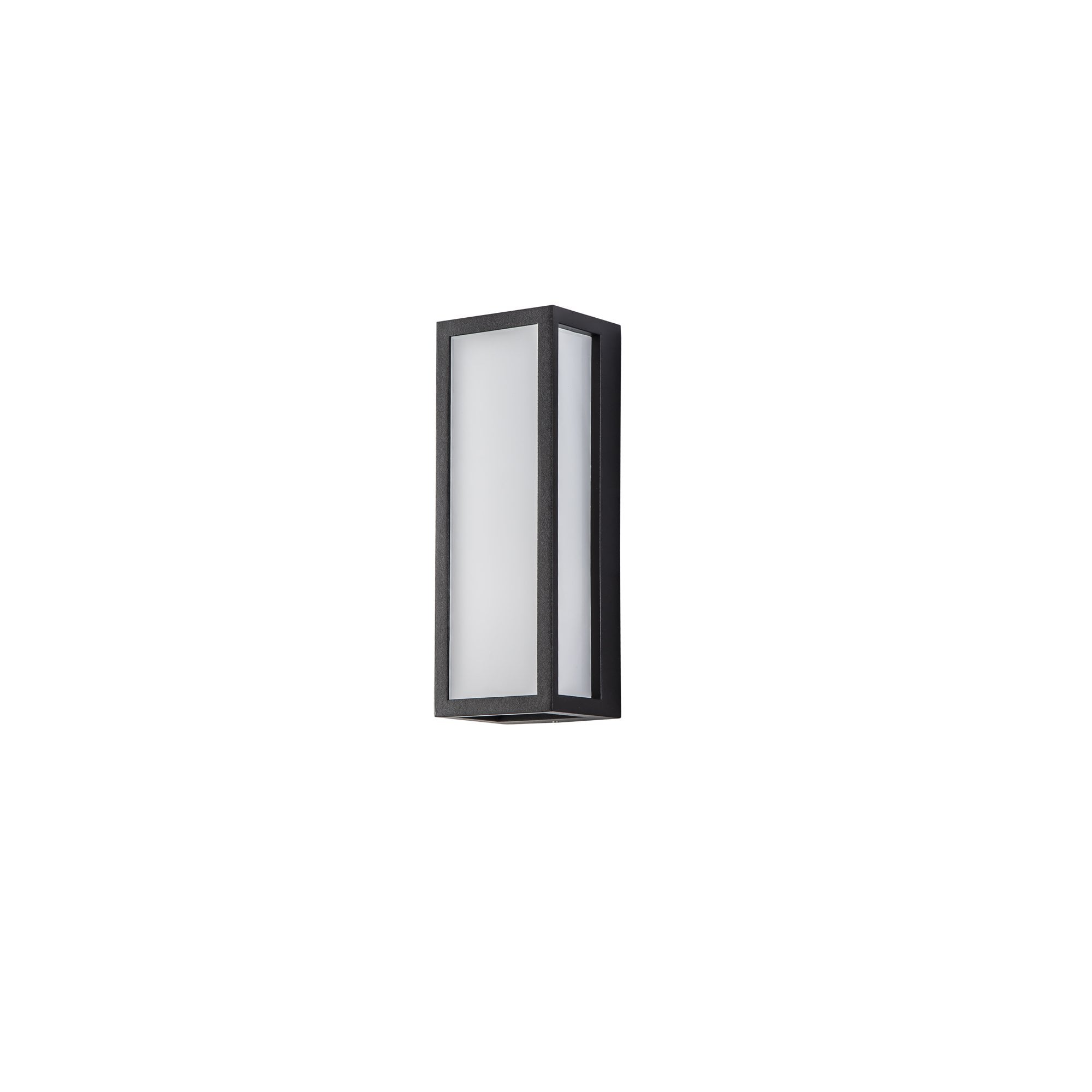 Fabula Deerleap Flush Frosted LED Wall Lamp - Anthracite - IP65