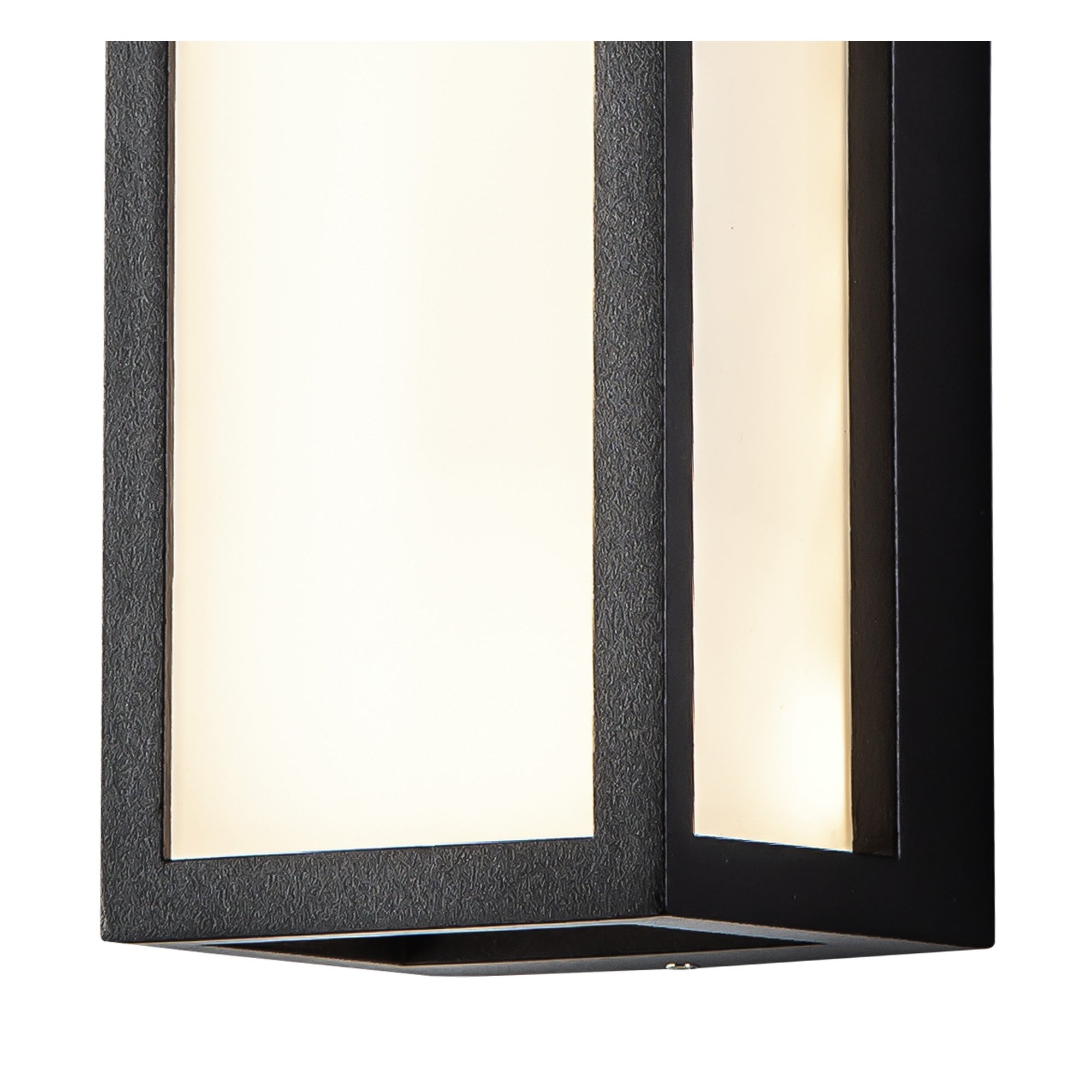 Fabula Deerleap Flush Frosted LED Wall Lamp - Anthracite - IP65