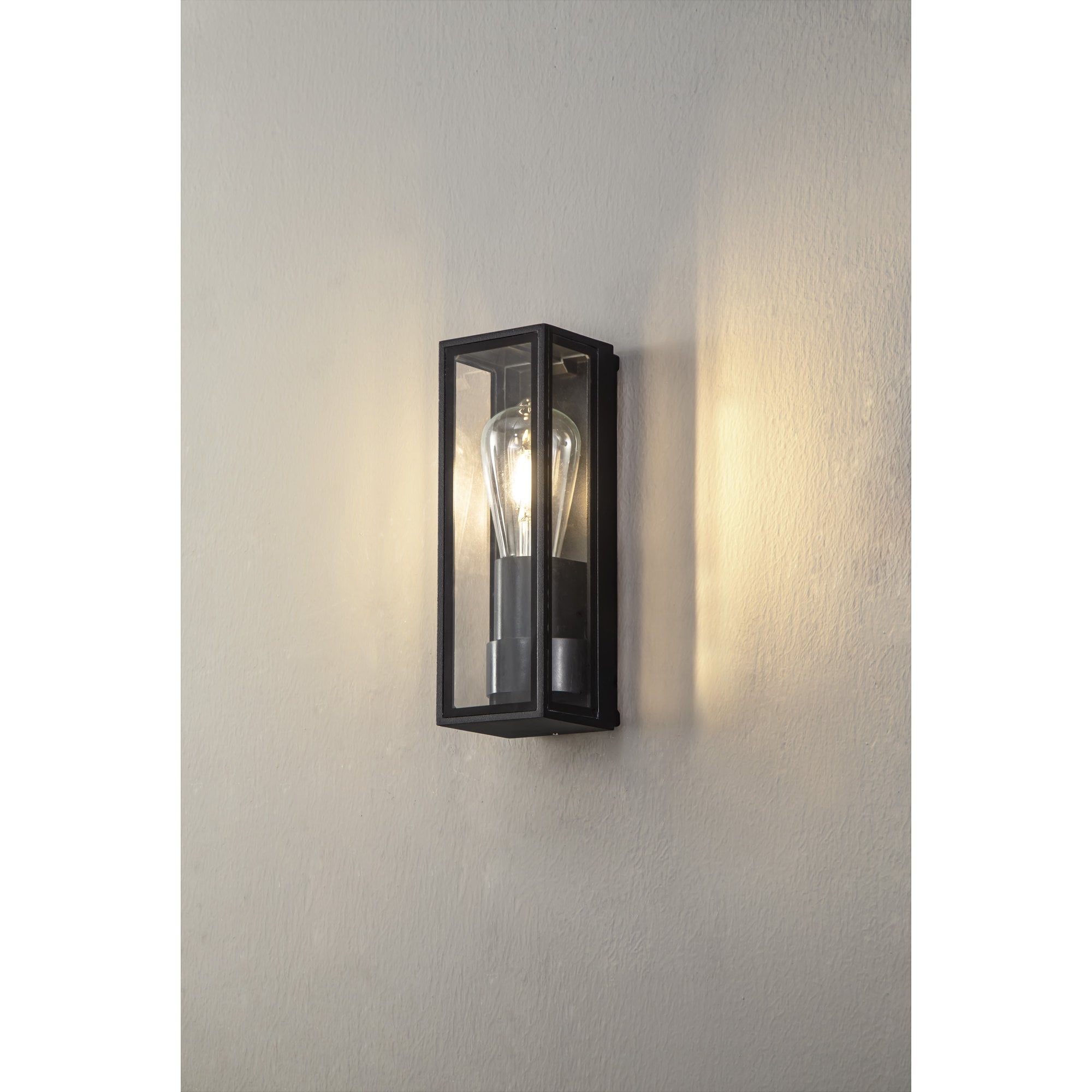 Fabula Deerleap Flush Single Wall Lamp - Anthracite - IP65