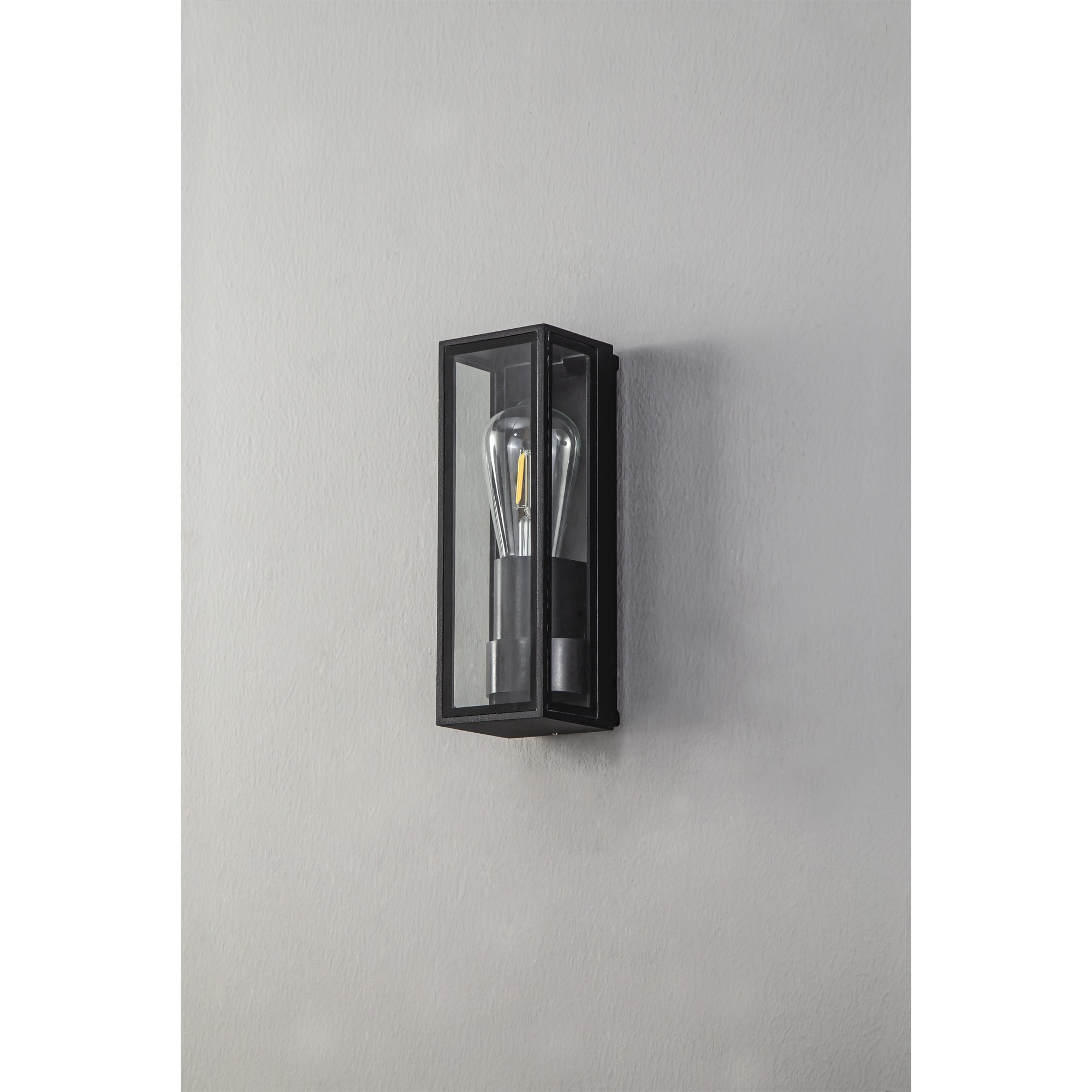 Fabula Deerleap Flush Single Wall Lamp - Anthracite - IP65