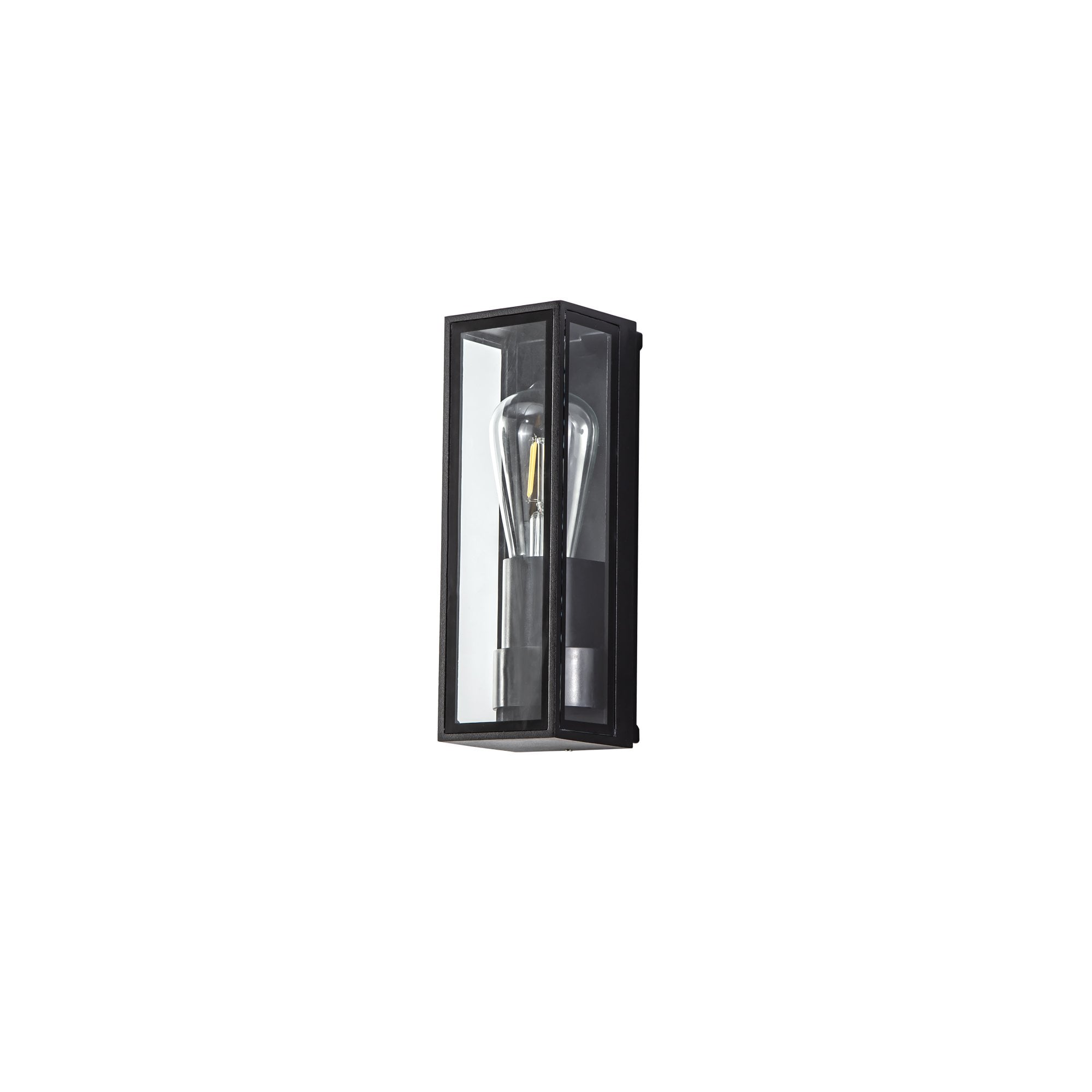 Fabula Deerleap Flush Single Wall Lamp - Anthracite - IP65