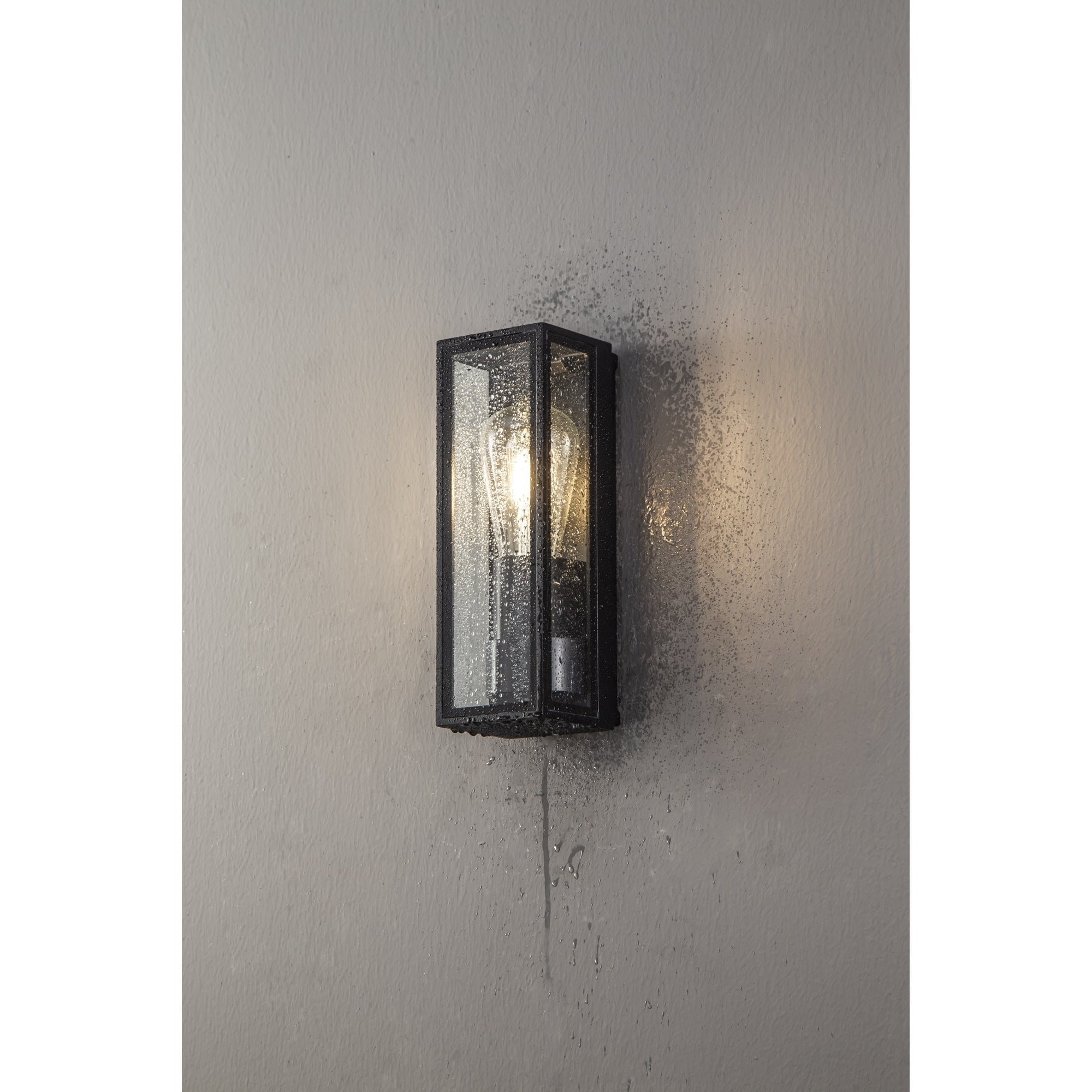 Fabula Deerleap Flush Single Wall Lamp - Anthracite - IP65