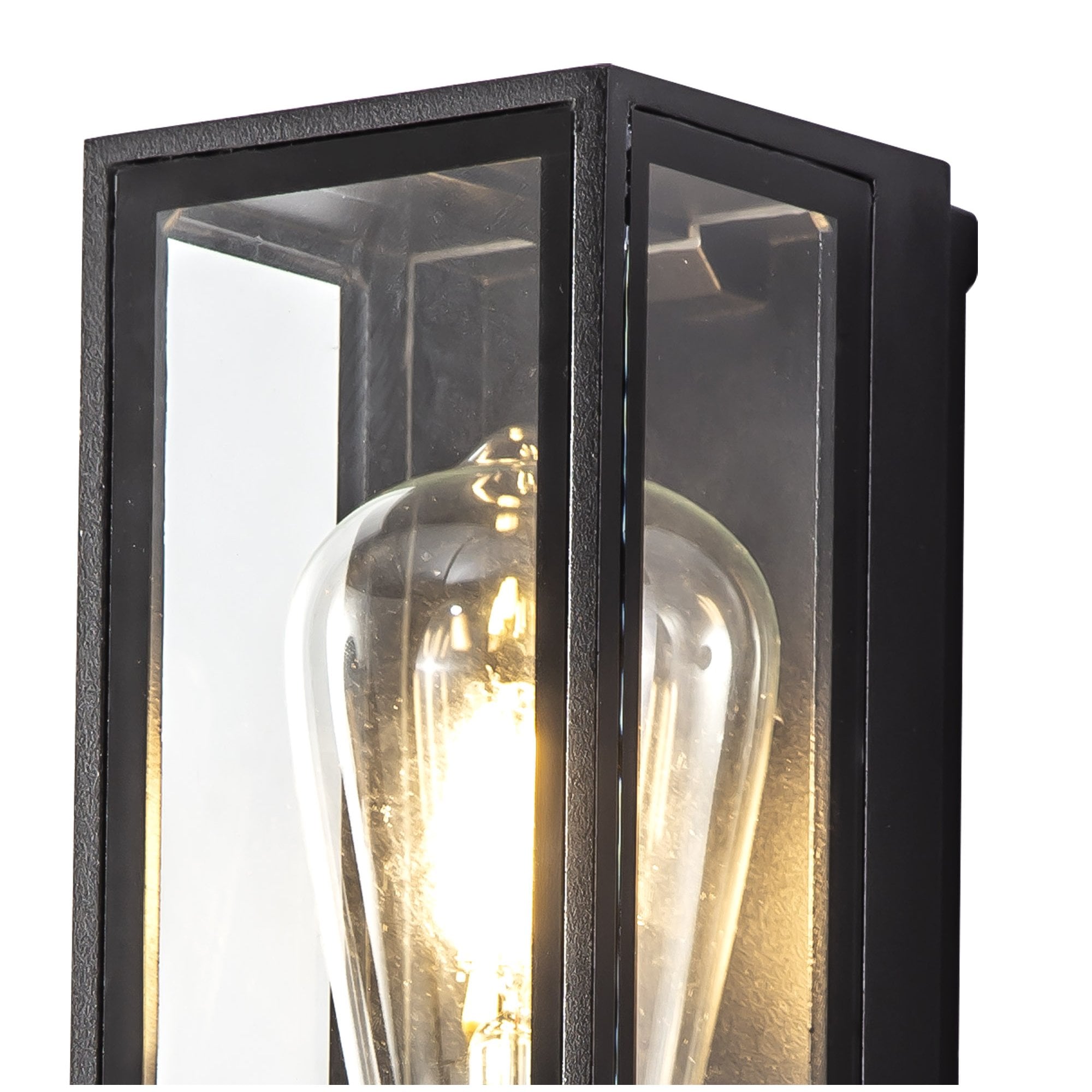 Fabula Deerleap Flush Single Wall Lamp - Anthracite - IP65