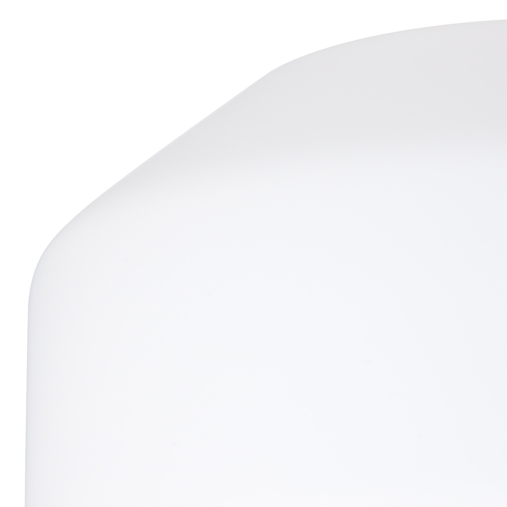 Fabula Epping 30cm Chamfered Round Shade - Opal Glass - Shade Only