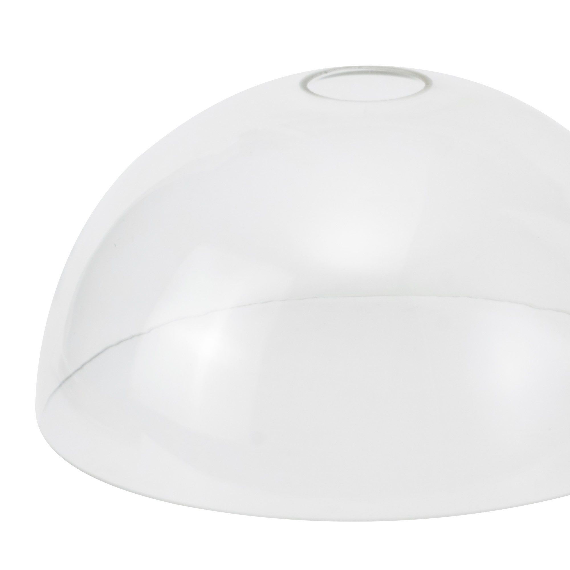 Fabula Epping 30cm Round Shade - Matt Black & Clear Glass - Shade Only