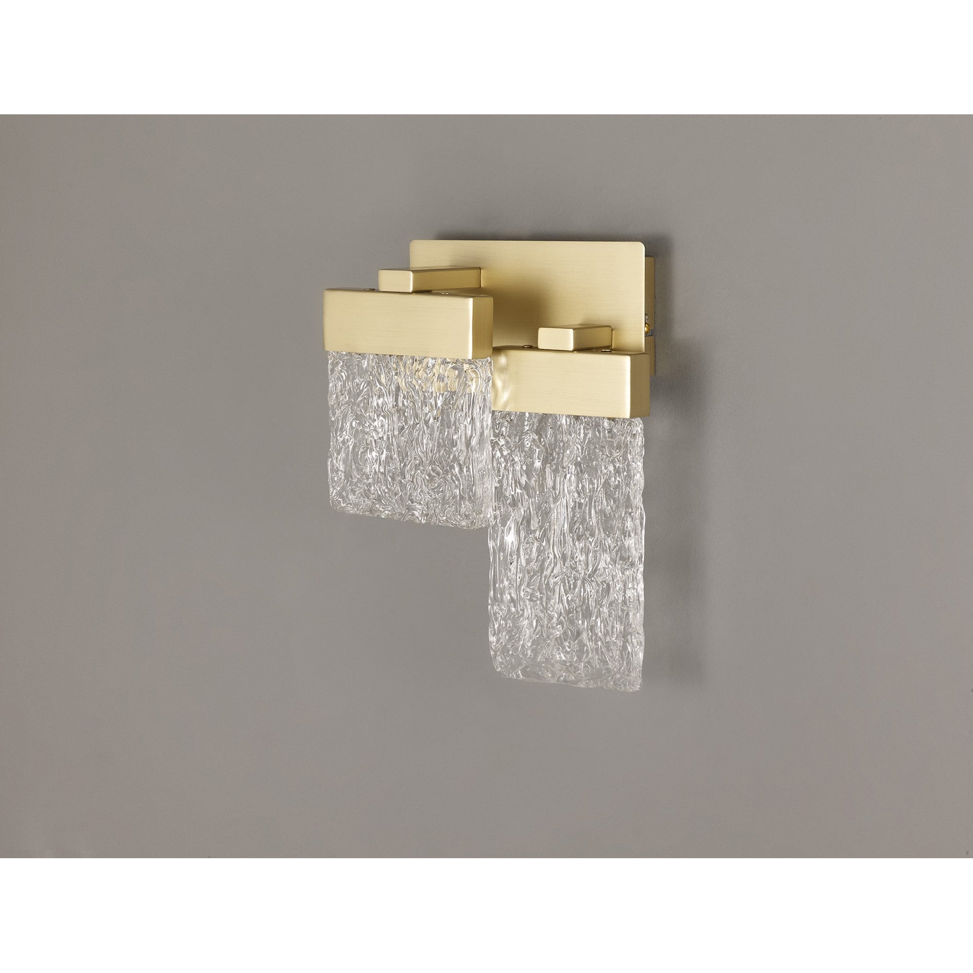 Fabula Falcon 2 Light LED Wall Lamp - Painted Brushed Gold
