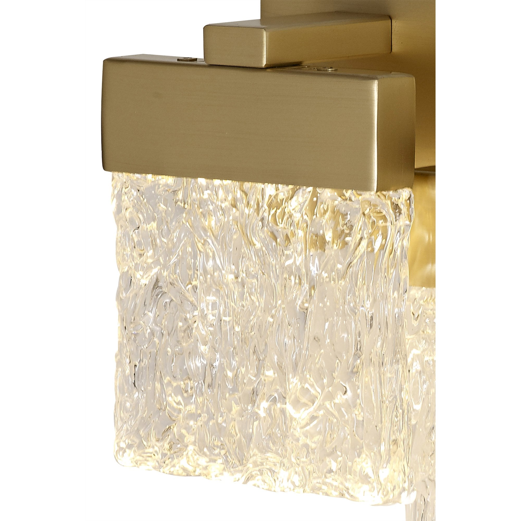 Fabula Falcon 2 Light LED Wall Lamp - Painted Brushed Gold