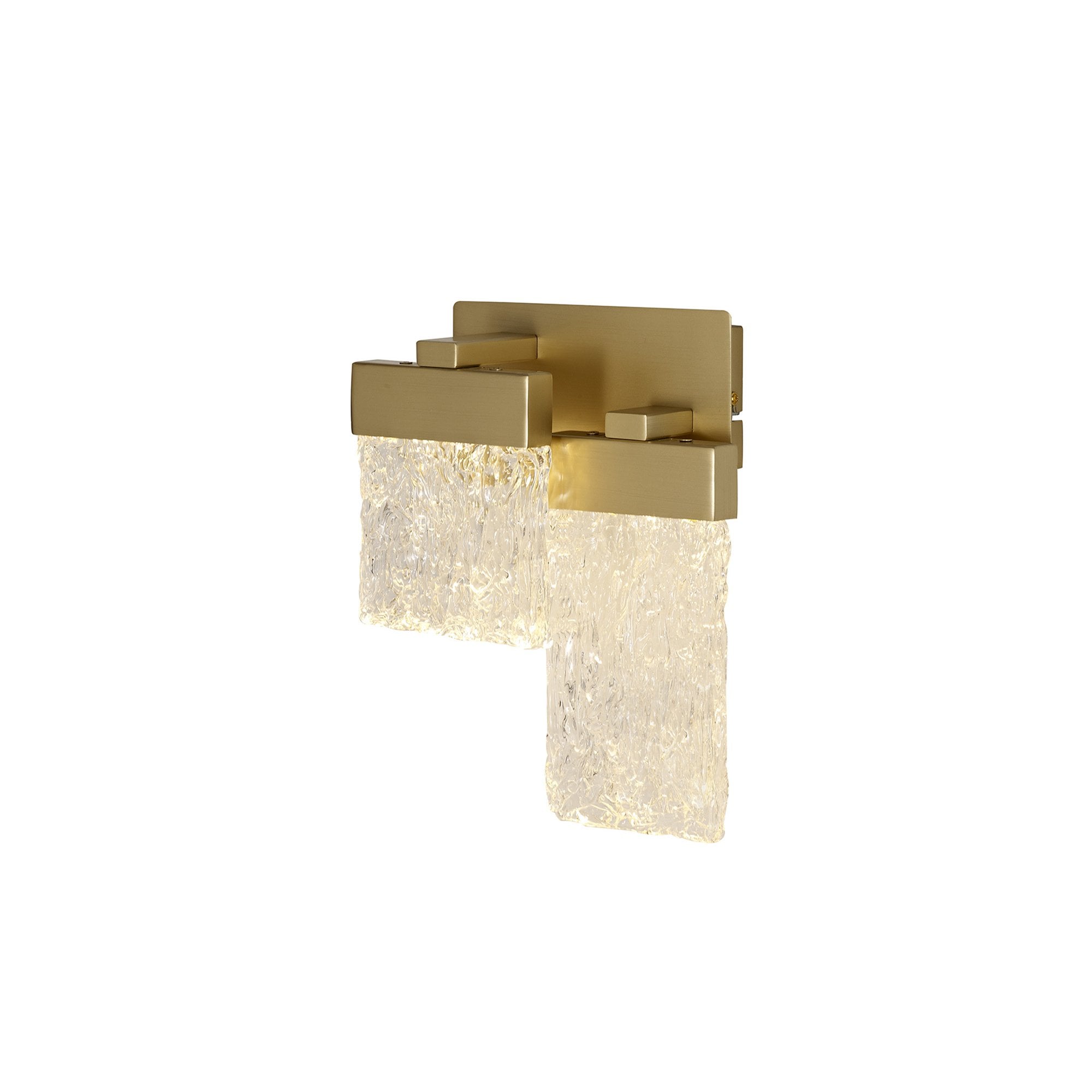 Fabula Falcon 2 Light LED Wall Lamp - Painted Brushed Gold