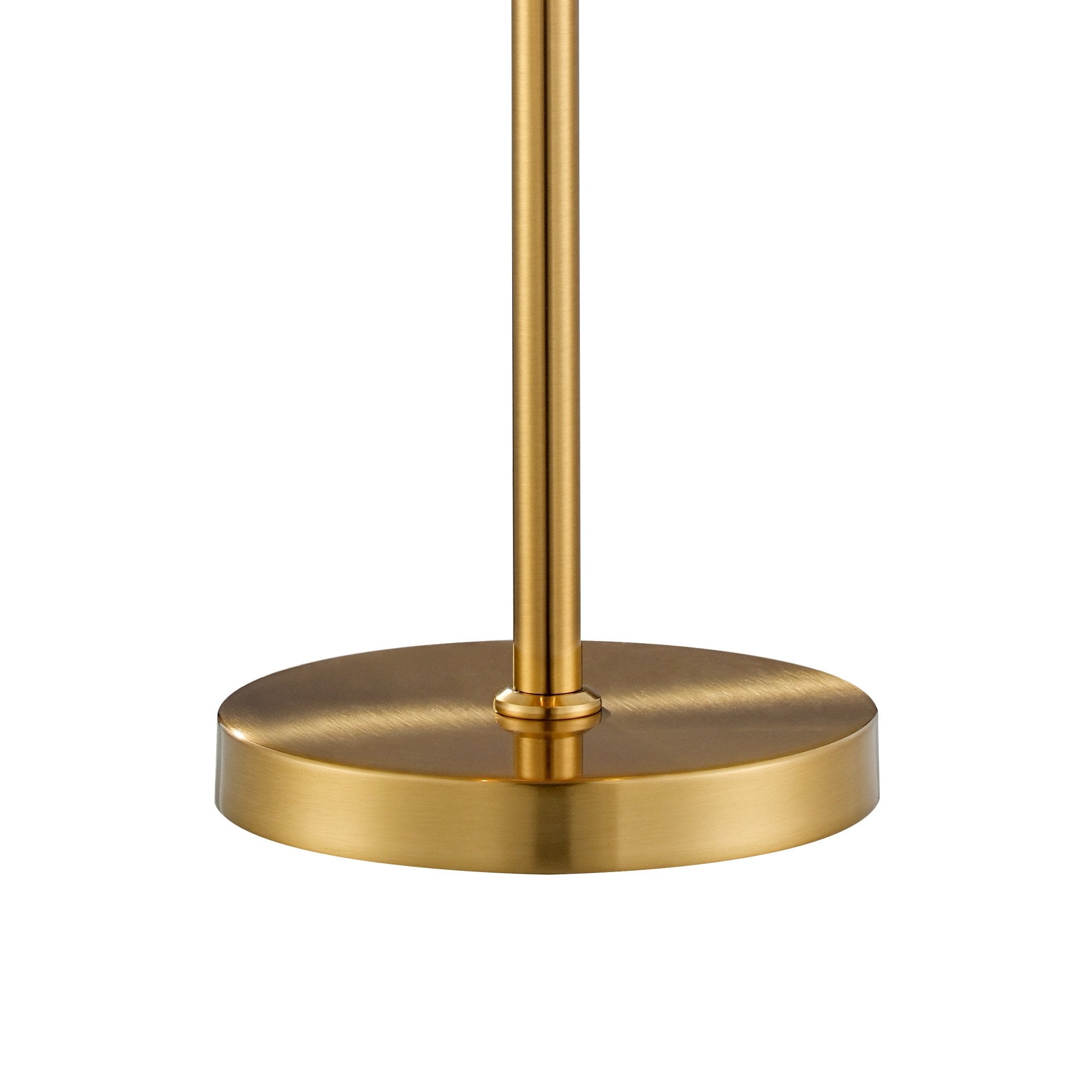 Fabula Farnley 6 Light Table Lamp - Brass & Clear Glass