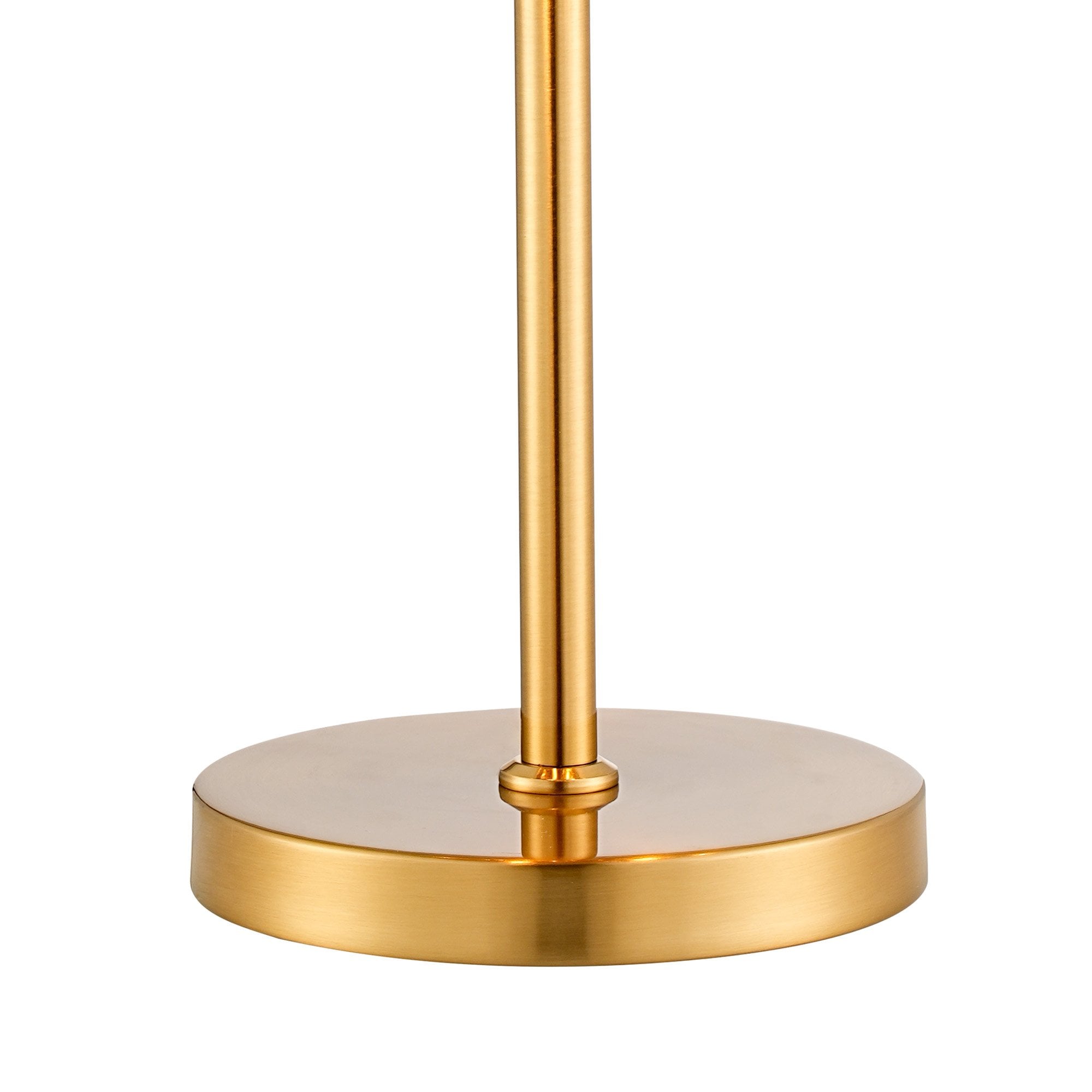 Fabula Farnley 6 Light Table Lamp - Brass & Smoked Glass