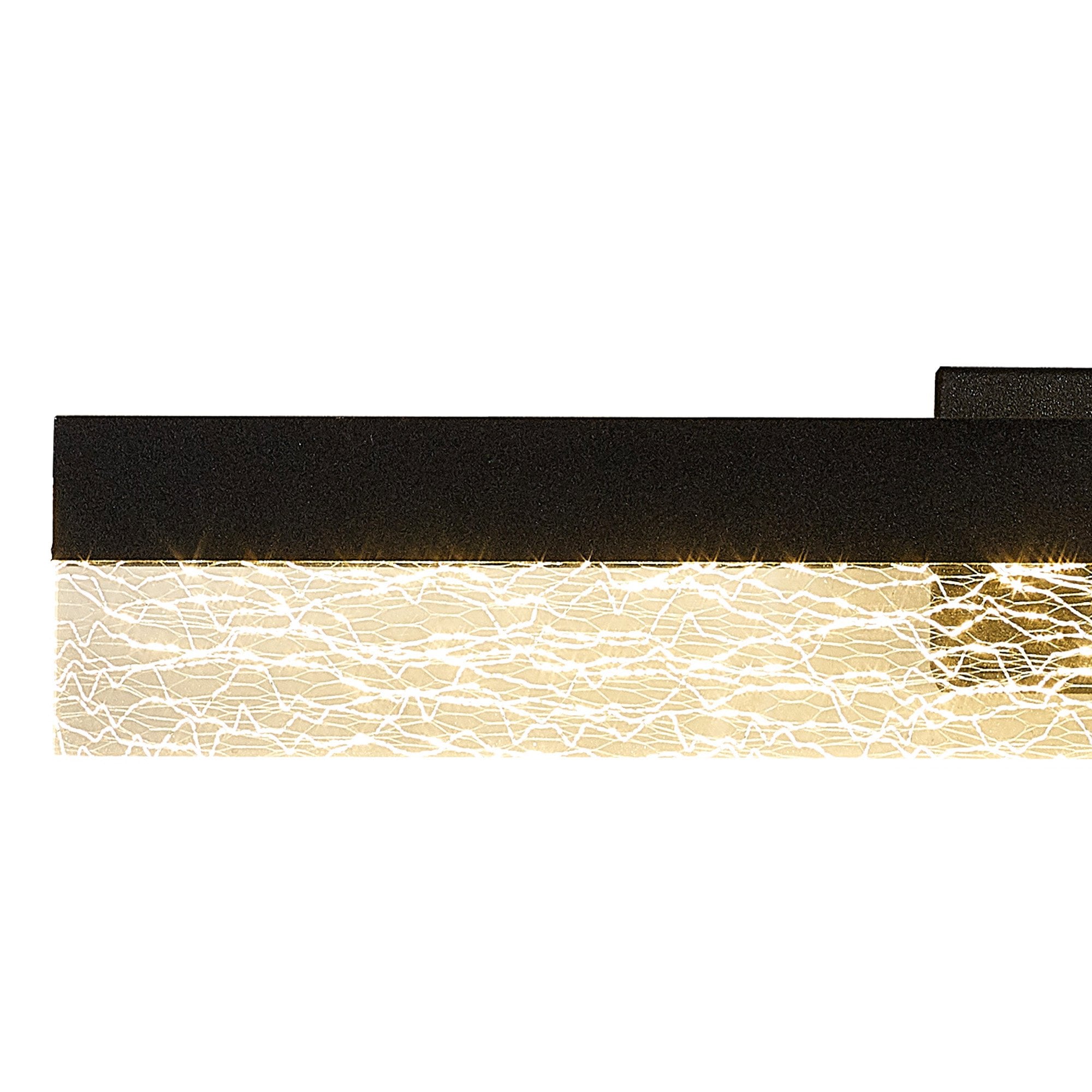 Fabula Garfield 375mm LED Wall Lamp - Sand Black - IP44