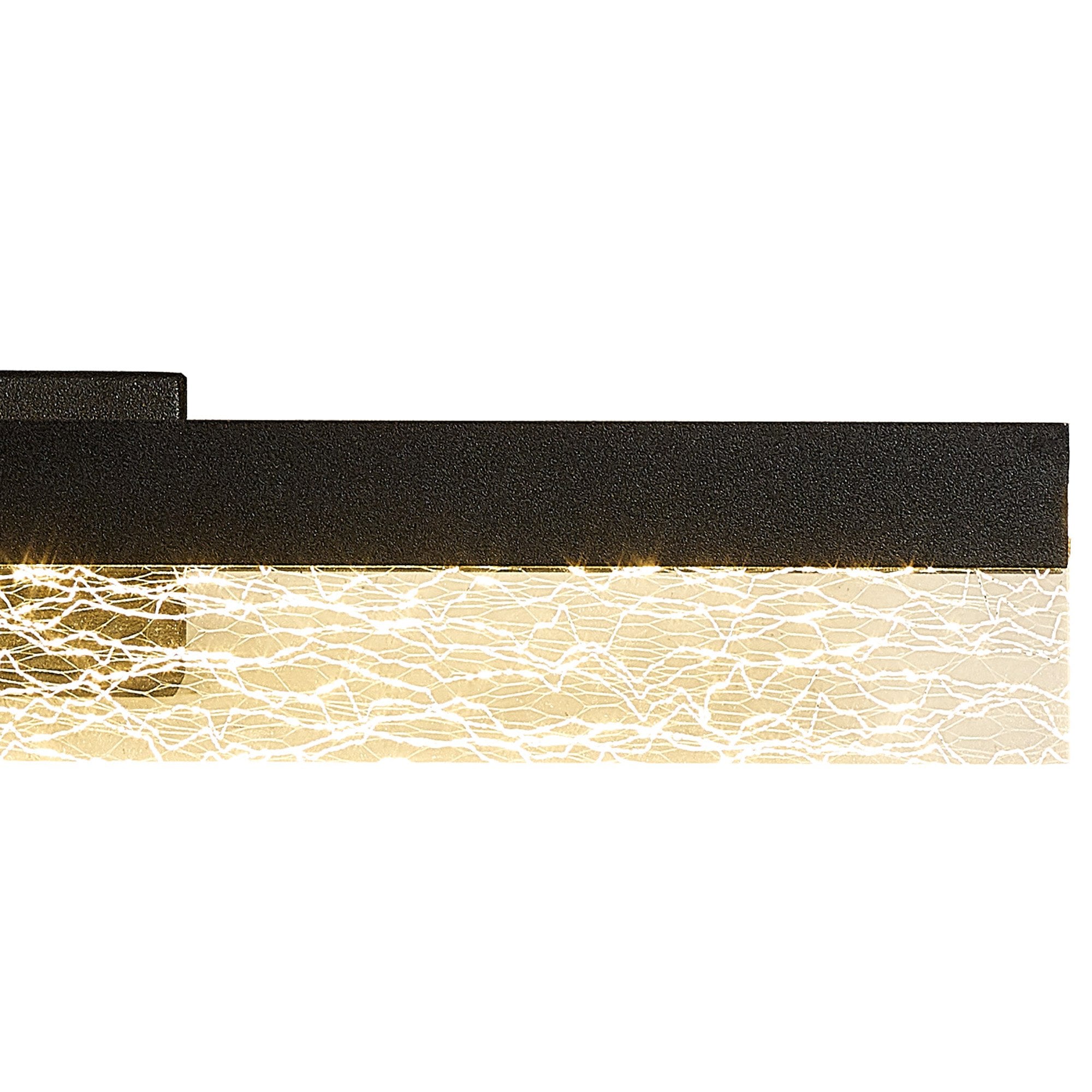 Fabula Garfield 375mm LED Wall Lamp - Sand Black - IP44