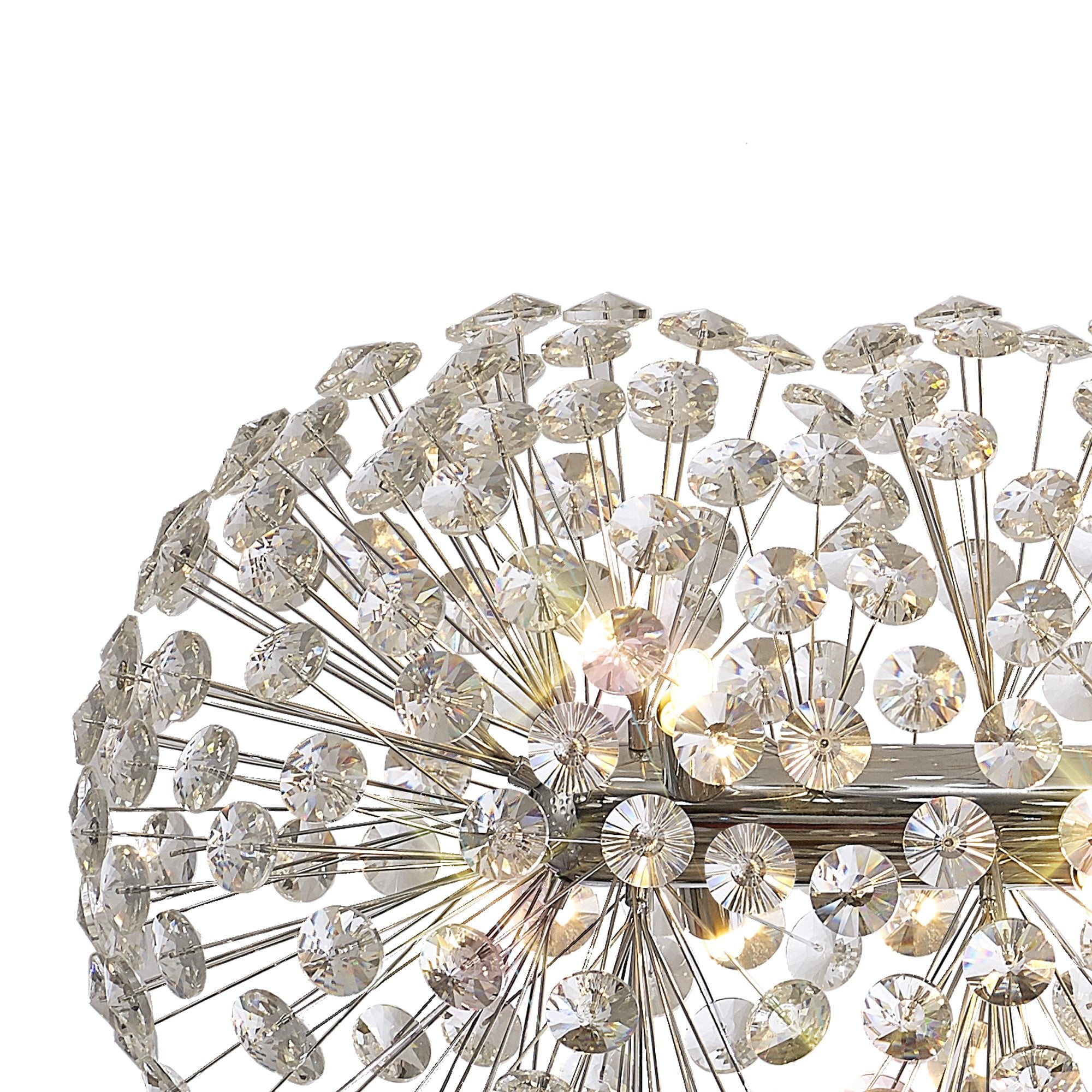 Fabula Grosvenor 14 Light Oblong Linear Pendant - Polished Chrome & Crystal (44 Extra Sets of Crystal)