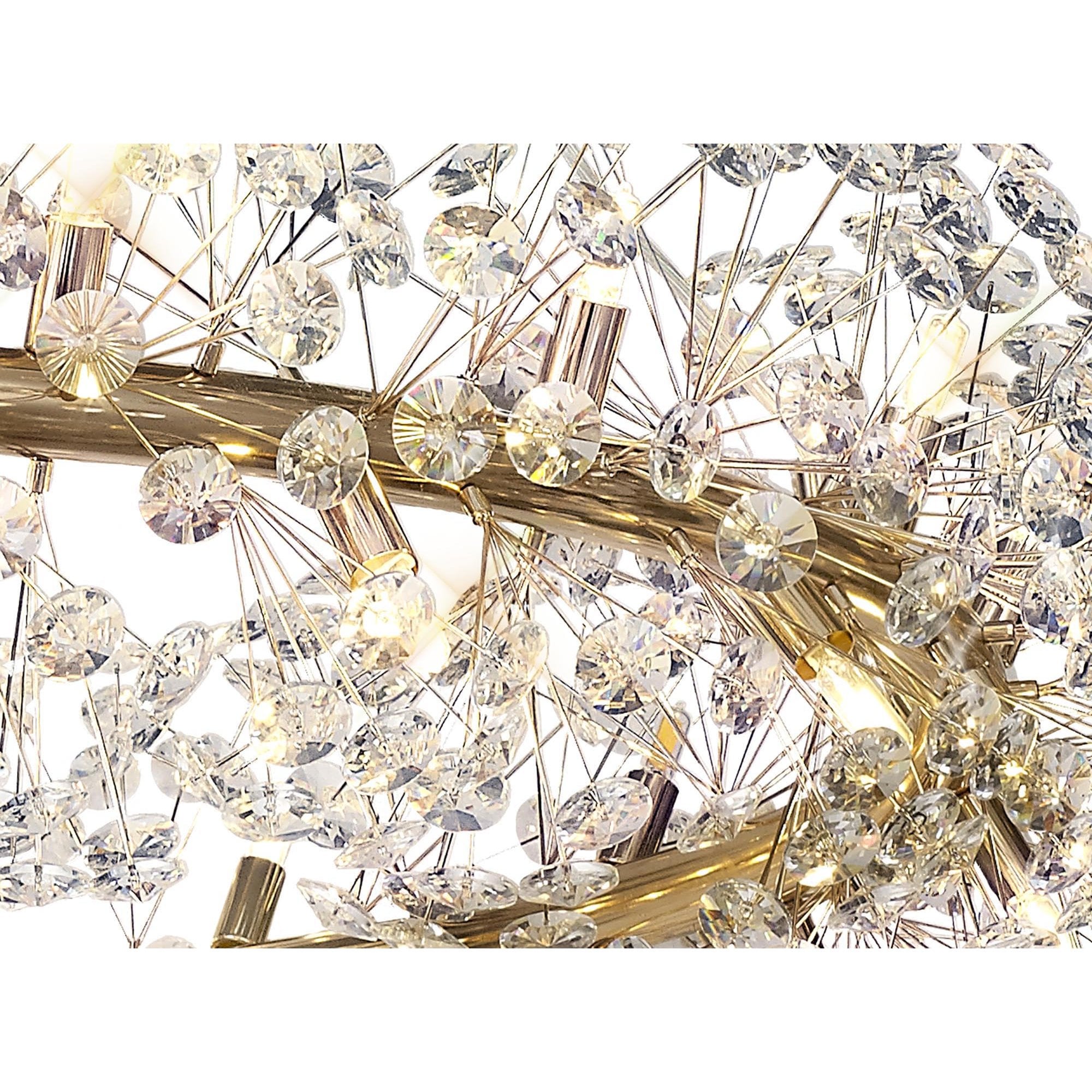 Fabula Grosvenor 36 Light Pendant - French Gold & Crystal