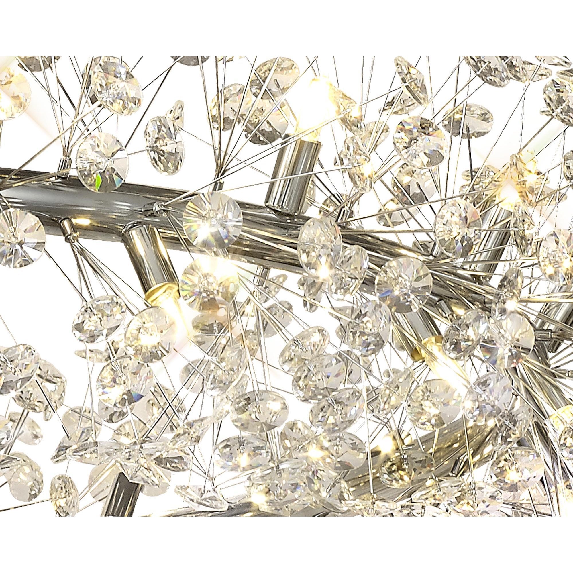 Fabula Grosvenor 36 Light Pendant - Polished Chrome & Crystal