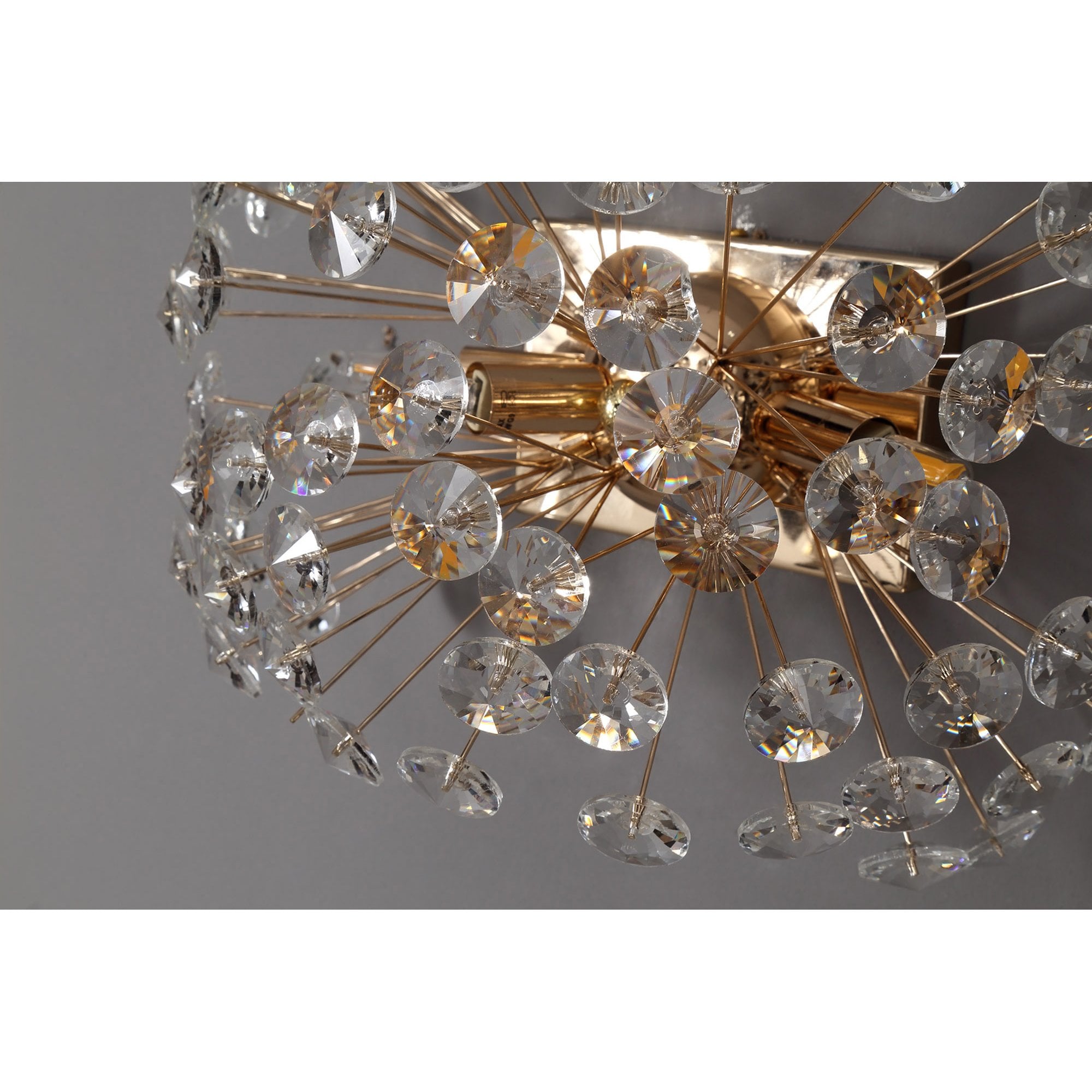 Fabula Grosvenor 4 Light Wall Light - French Gold & Crystal