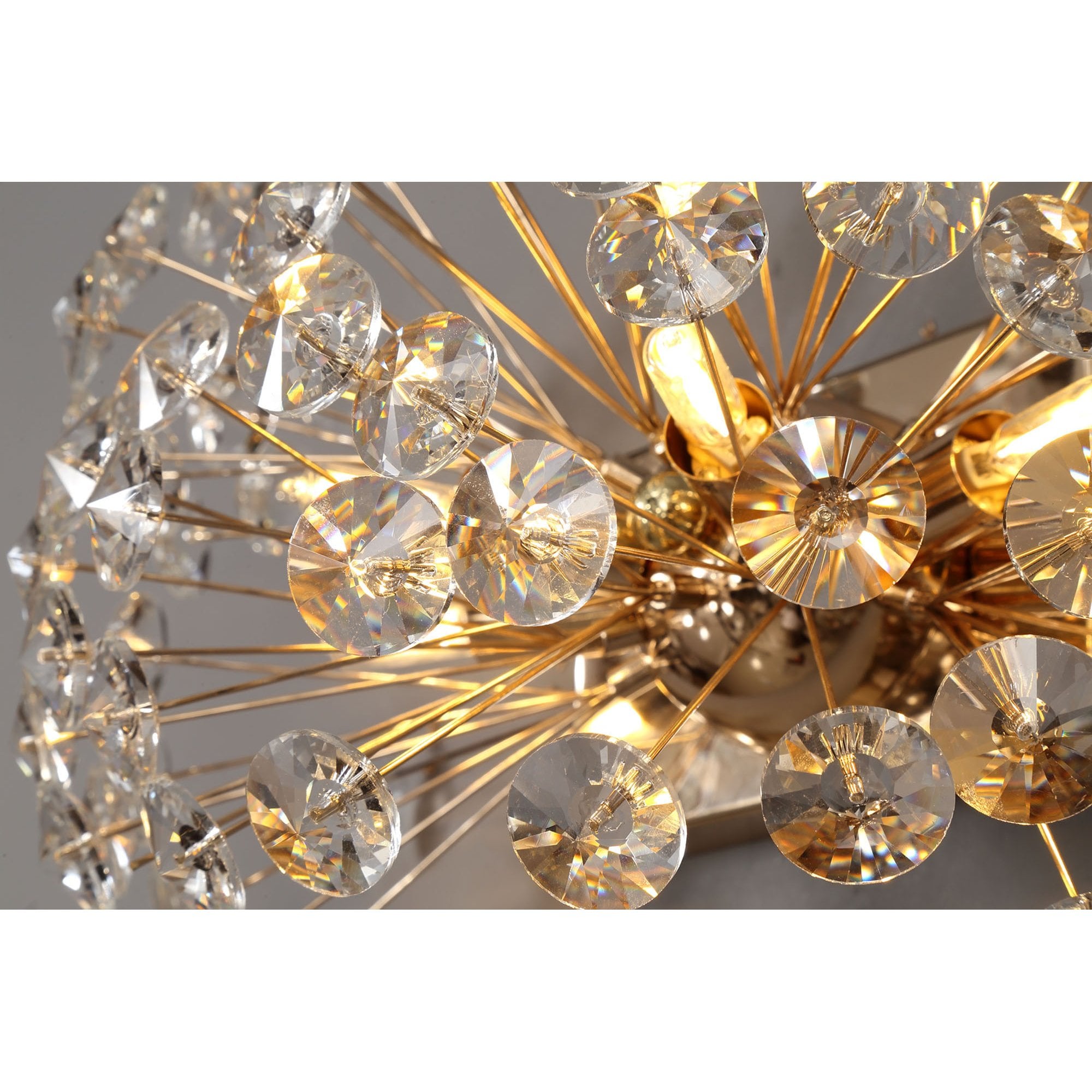 Fabula Grosvenor 4 Light Wall Light - French Gold & Crystal