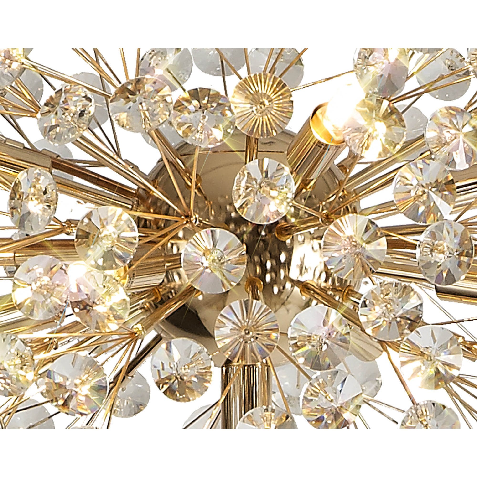 Fabula Grosvenor 8 Light Floor Lamp - French Gold & Crystal