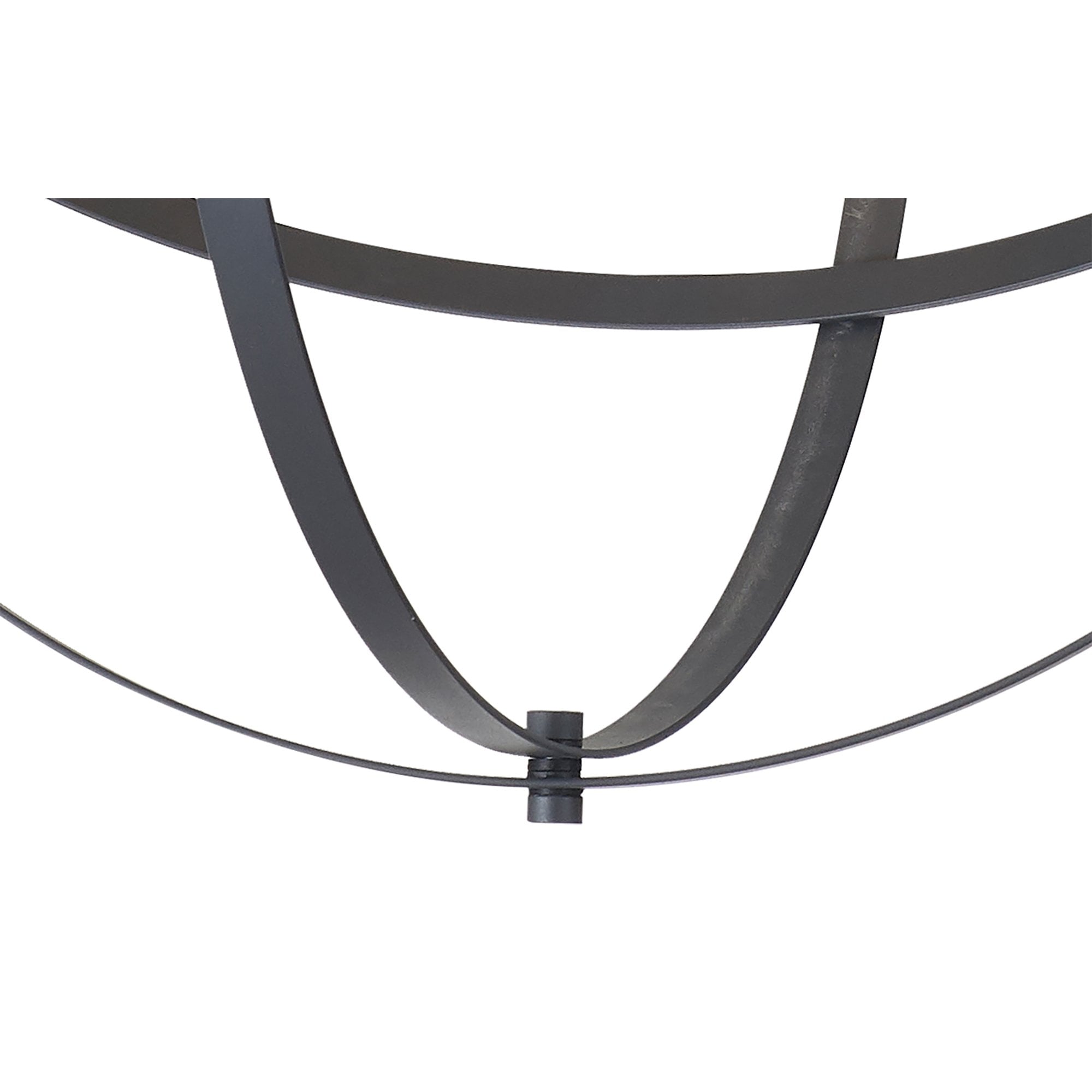 Fabula Guildford 6 Light Pendant - Anthracite & Satin Nickel