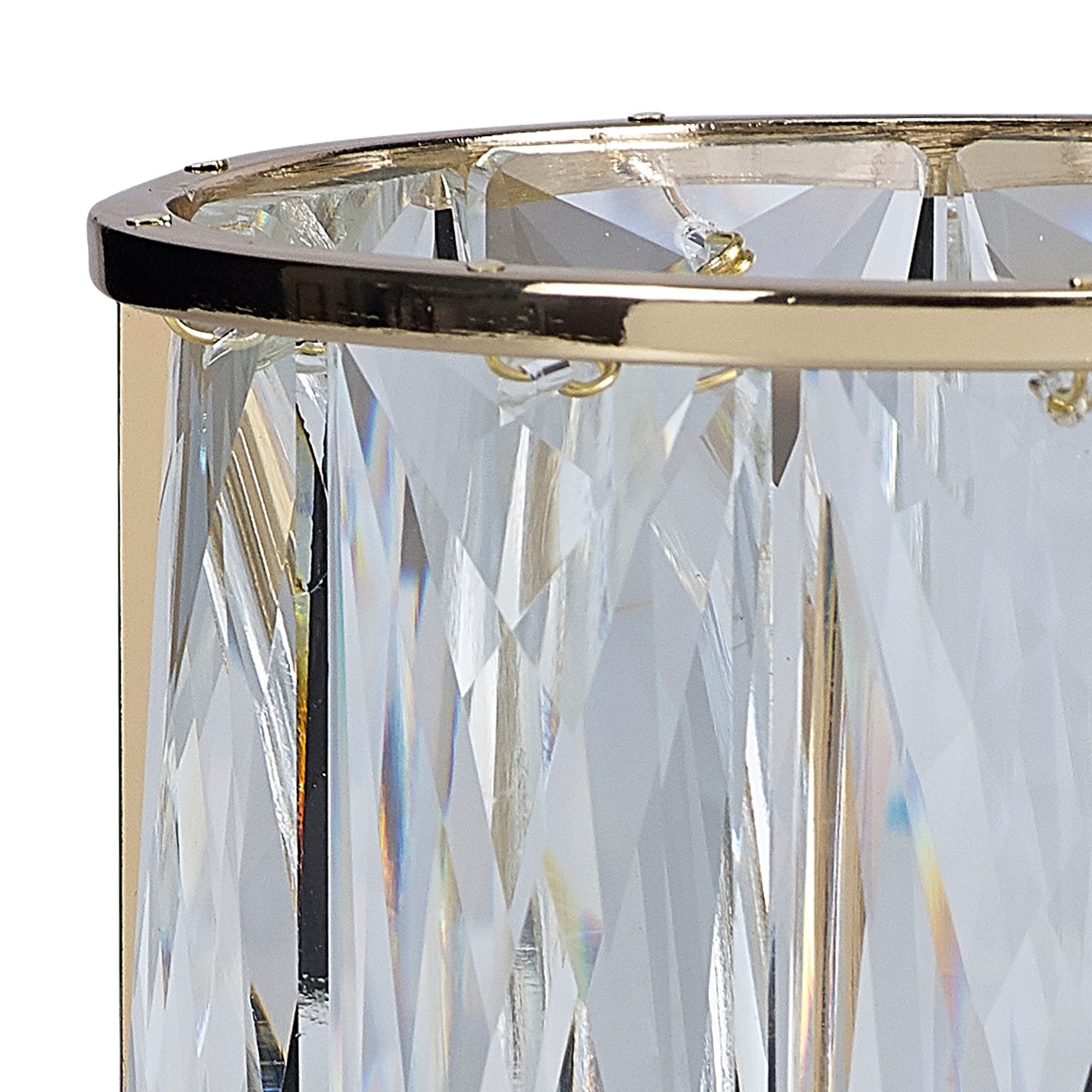 Fabula Harford 10.8cm Shade - French Gold & Clear Crystal - Shade Only